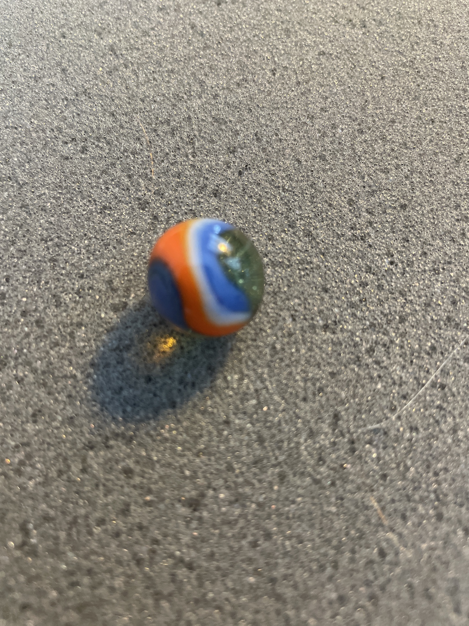 Transparent Base Multi-Color Rainbo by Peltier Glass Company, identification view