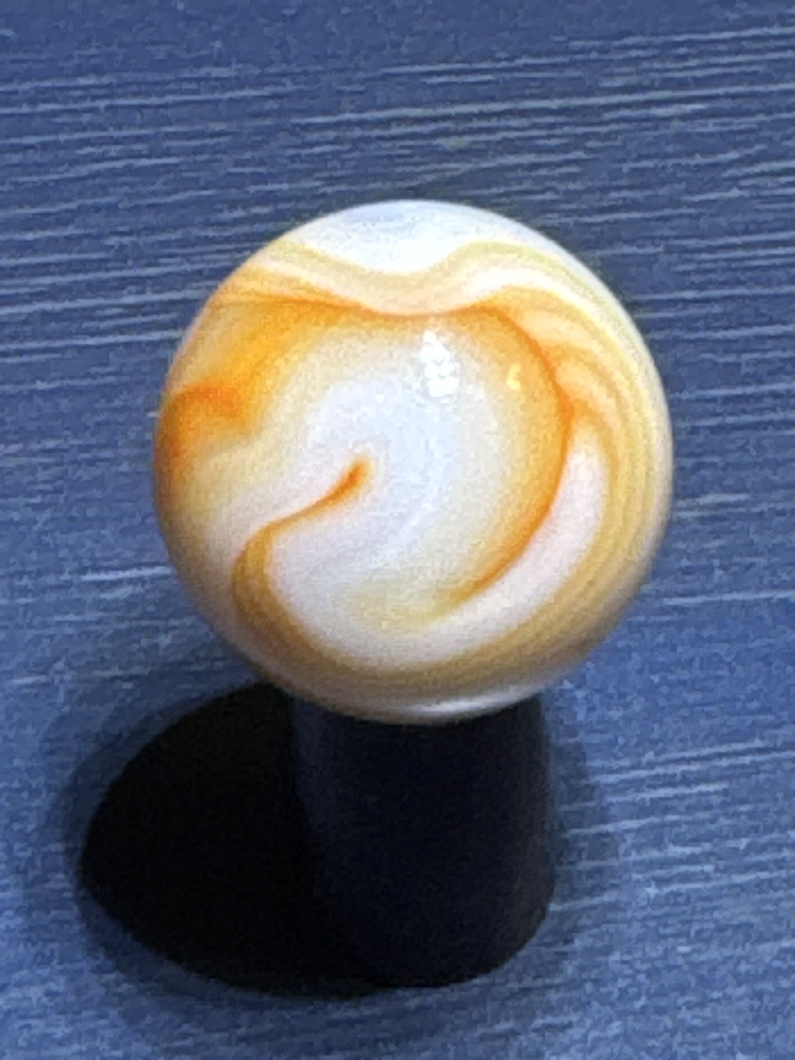 Orange and Yellow Swirl by Alley Agate