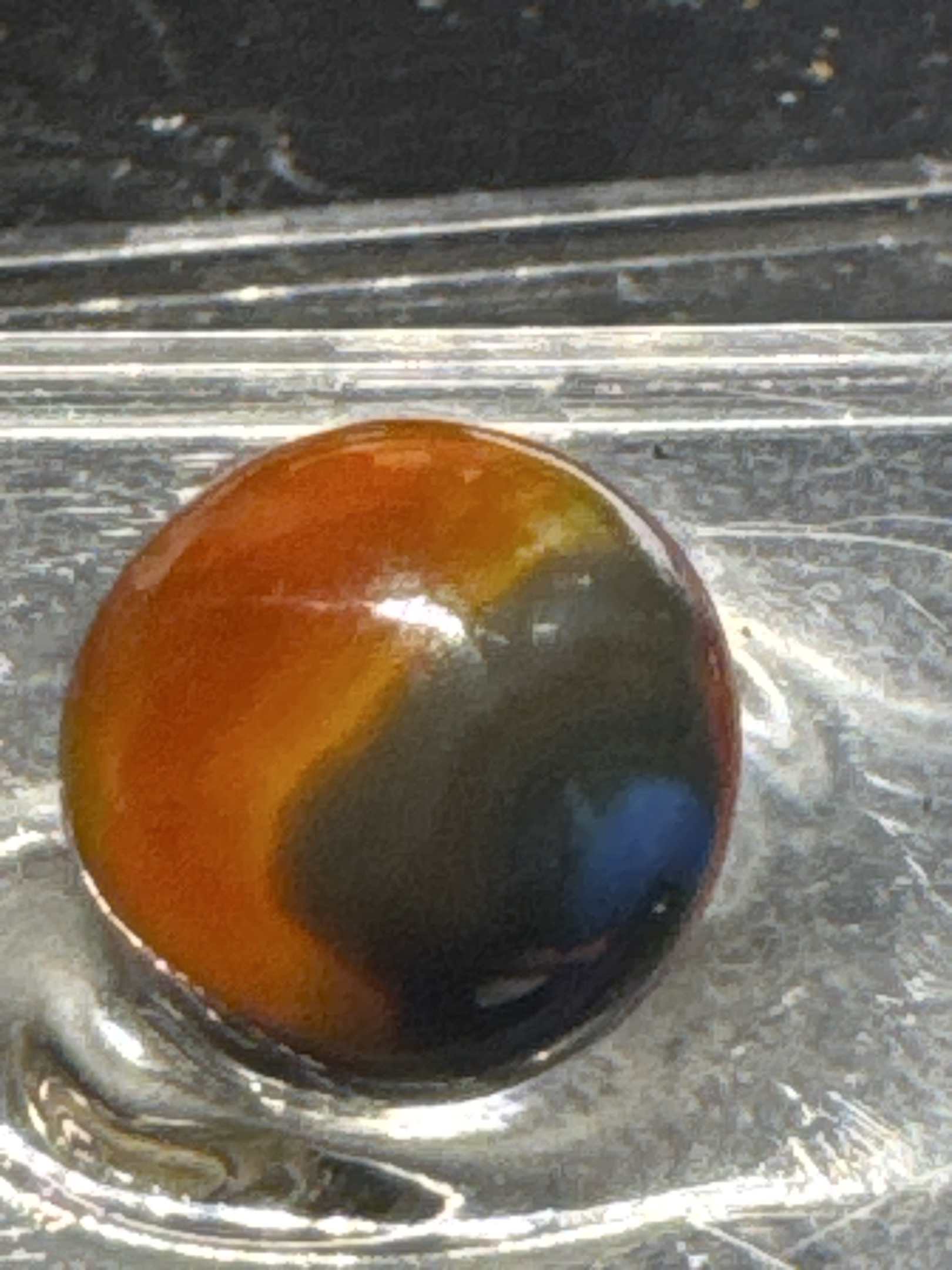 Tiger Eye by Peltier Glass Company, identification view