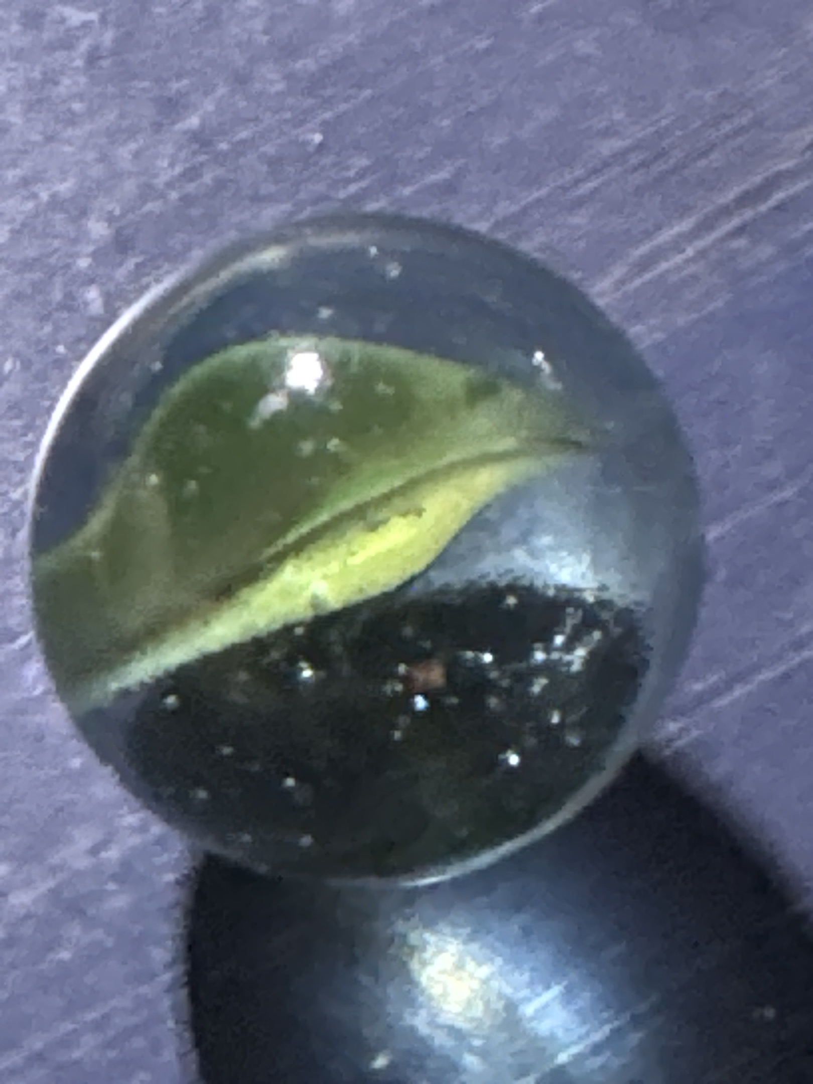 2-Vane (Green/Yellow) by Vitro Agate Company