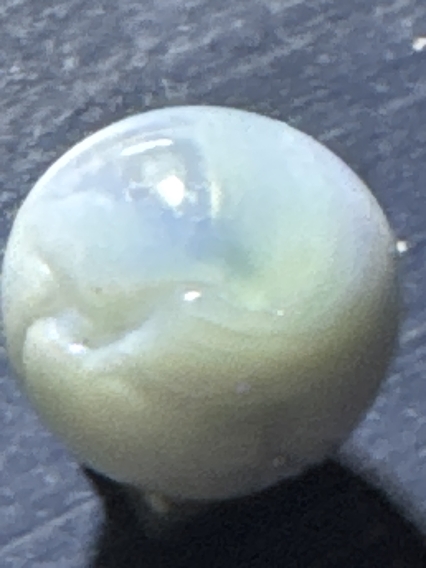 White Opalescent by Akro Agate Company
