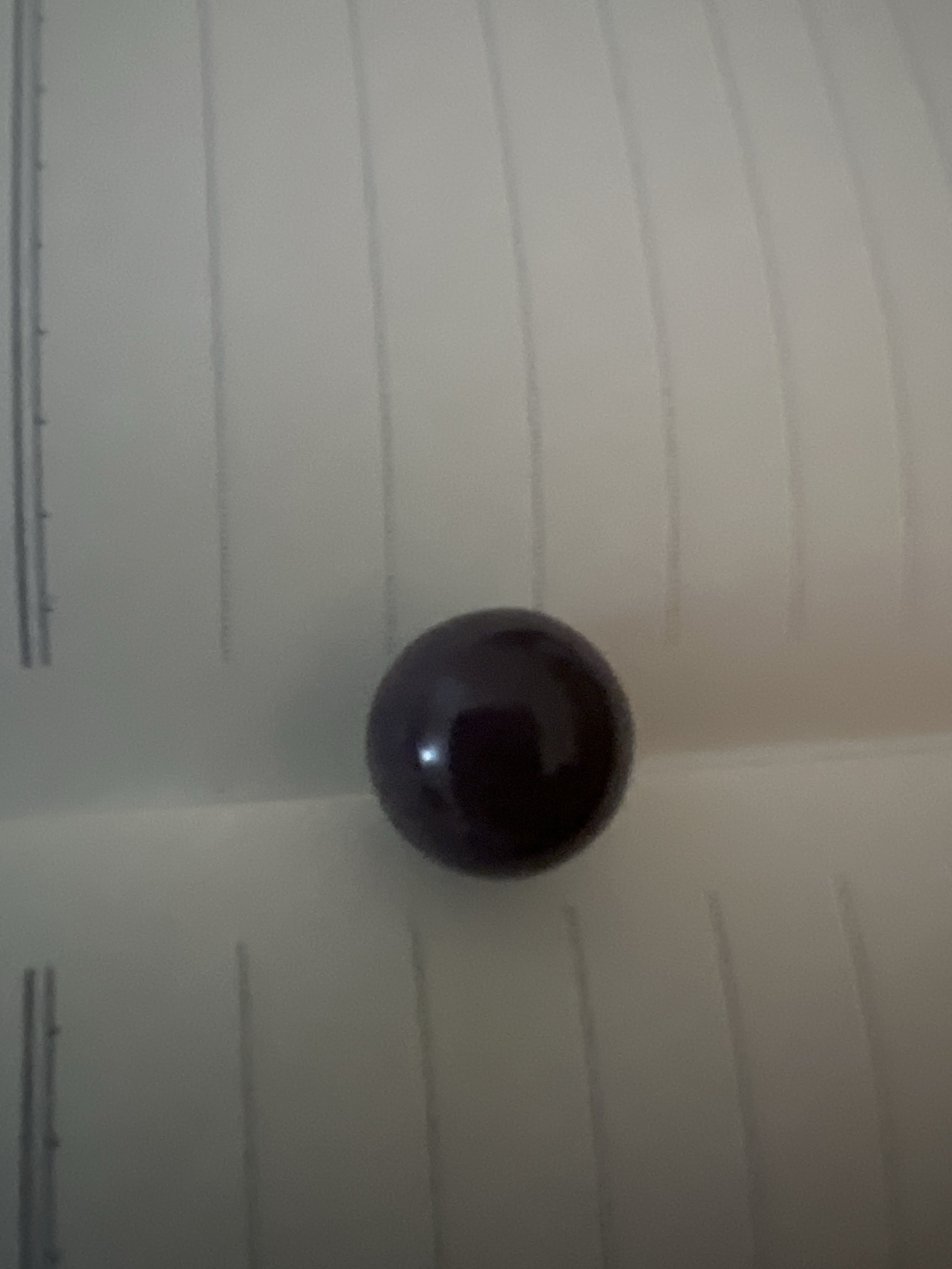 Dark Purple Game Marble by Vitro Agate Company, identification view