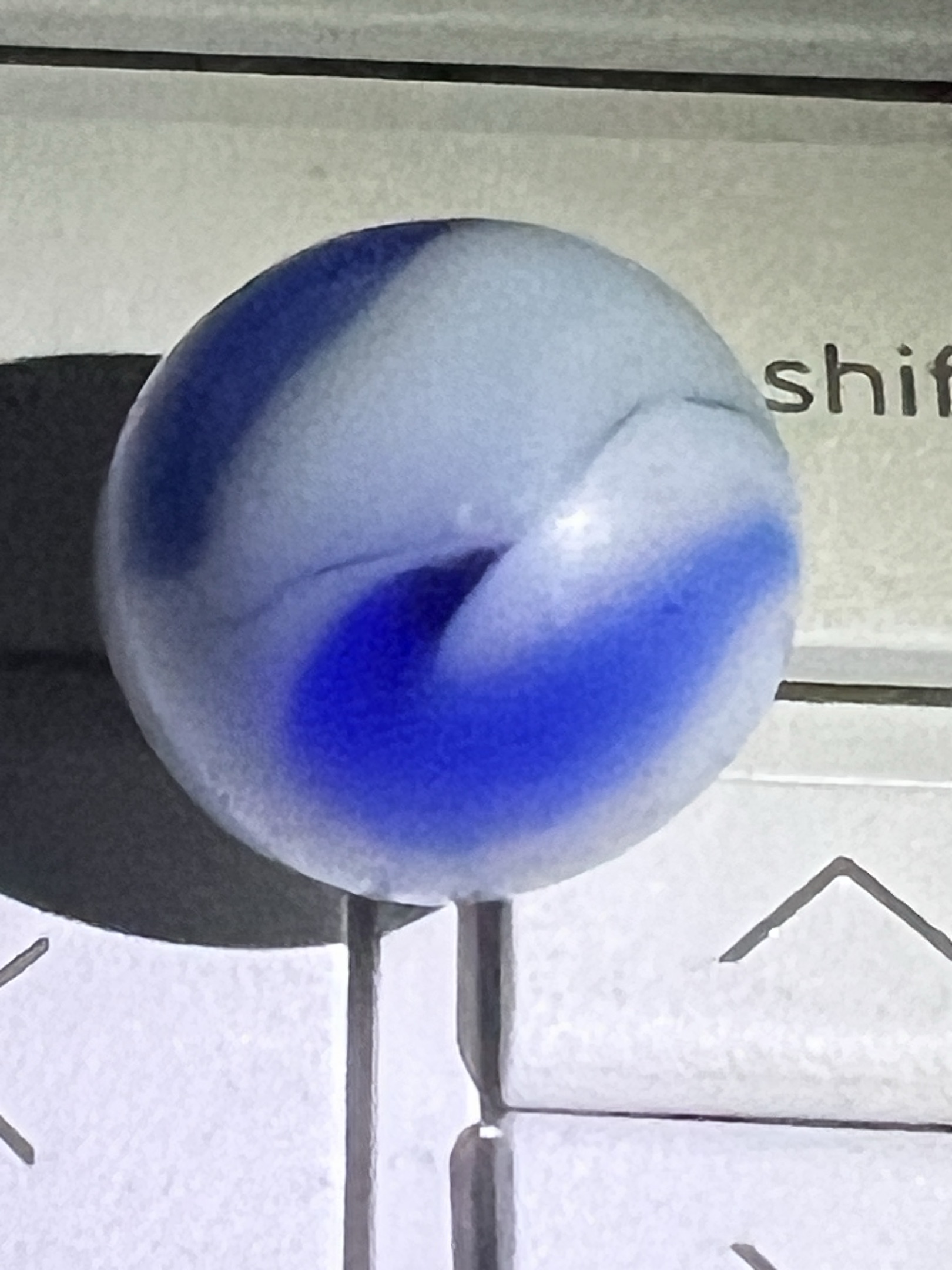 Blue Conqueror by Vitro Agate Company, identification view
