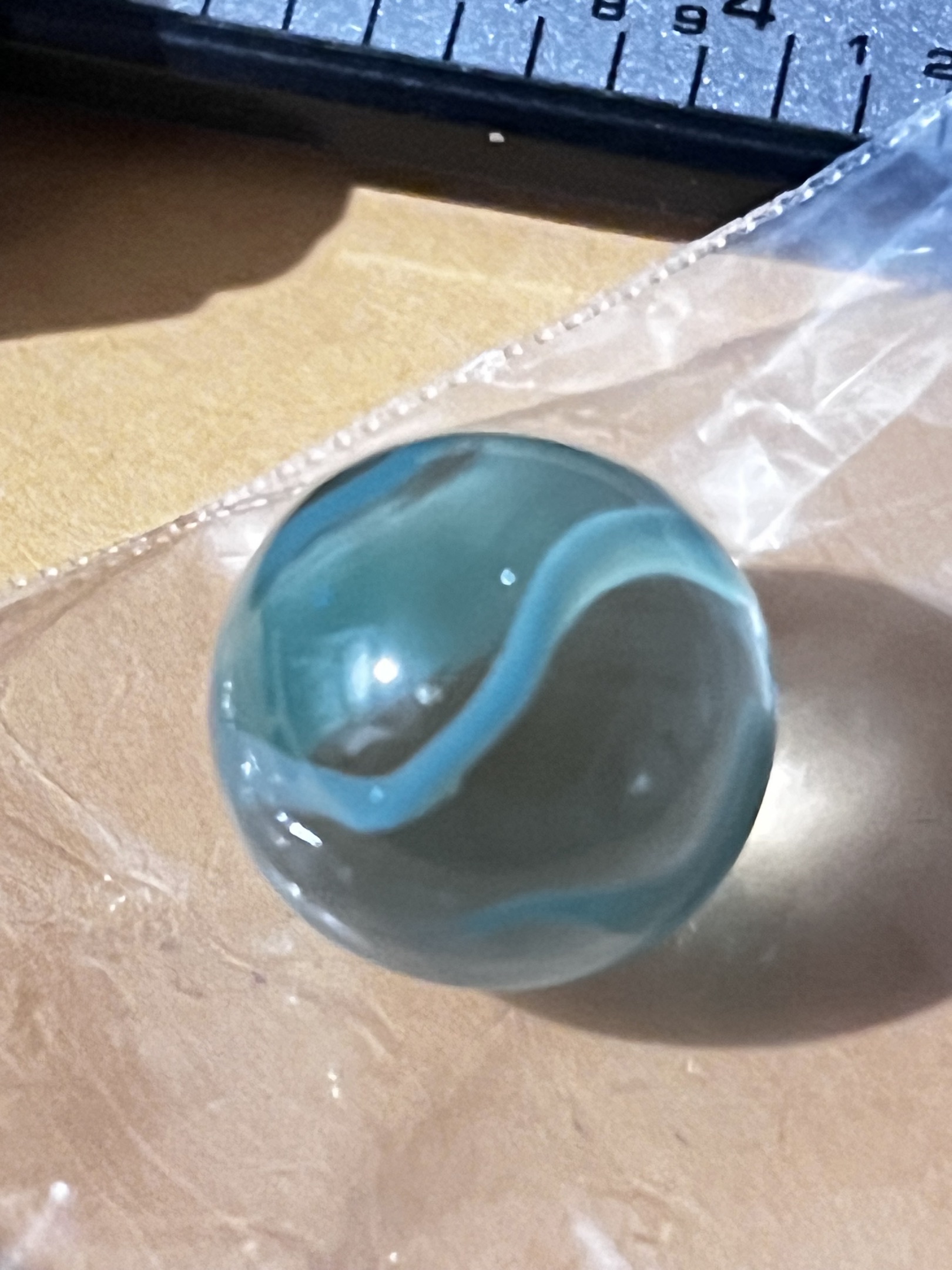 Aqua V-vane by Vitro Agate Company, identification view