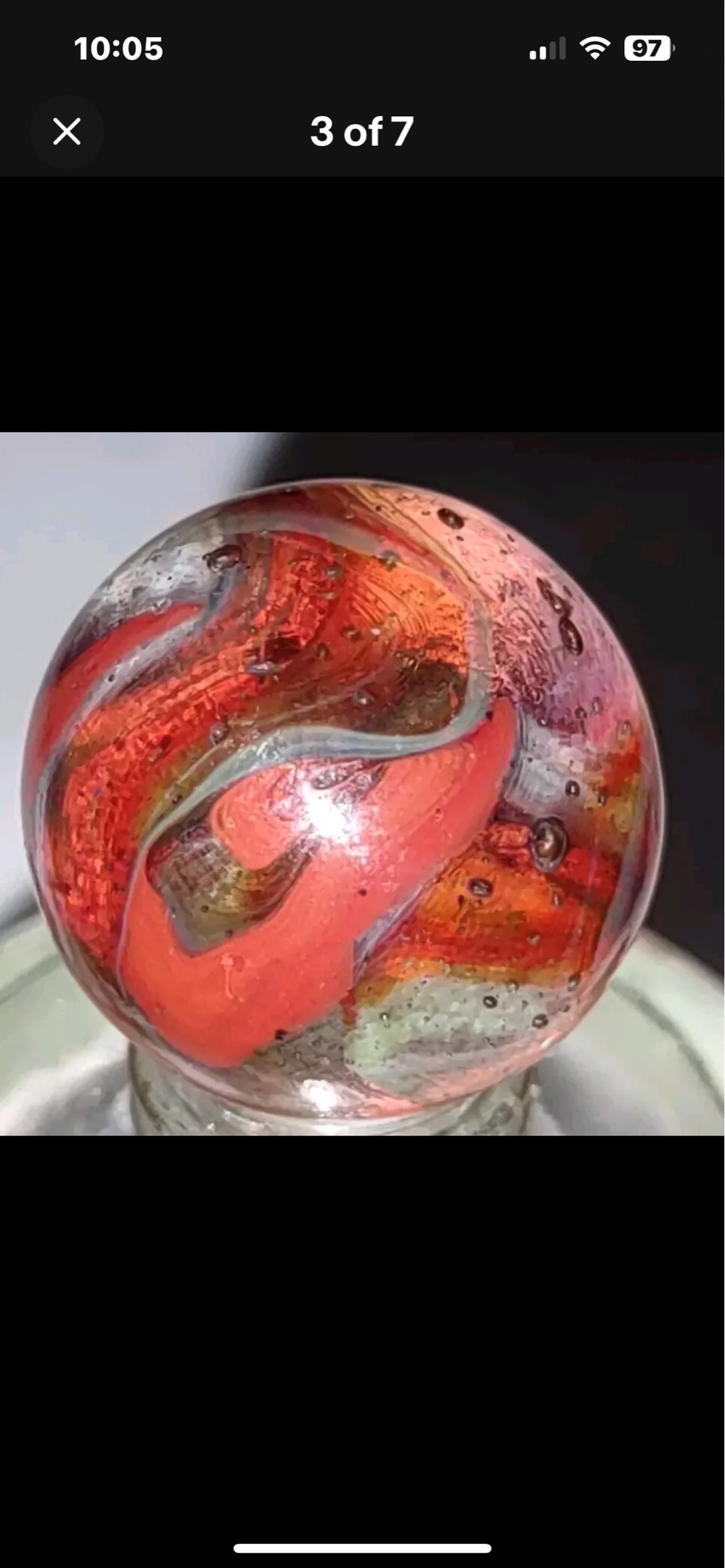 Sparkler by Akro Agate Company, identification view