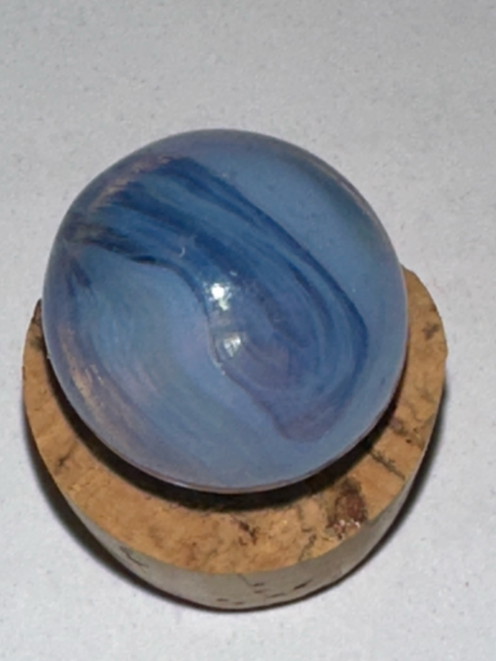 Blue Swirl by Alley Agate, identification view