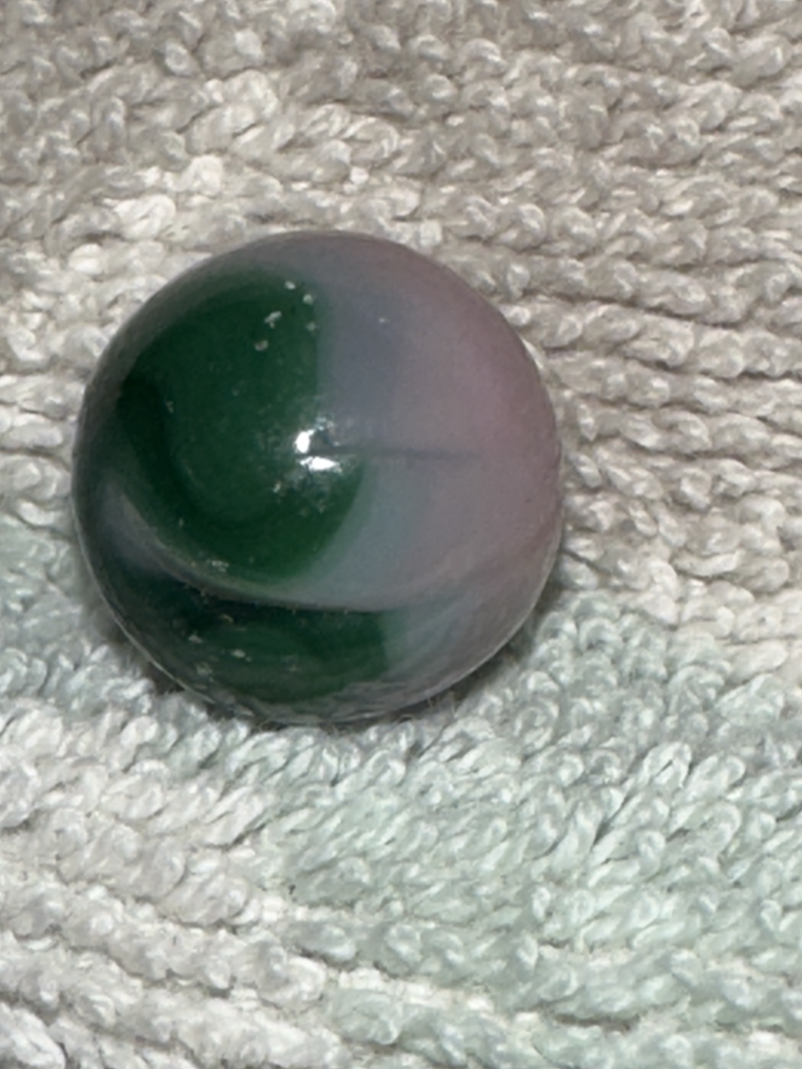 Conqueror (Pink and Green) by Vitro Agate Company, identification view