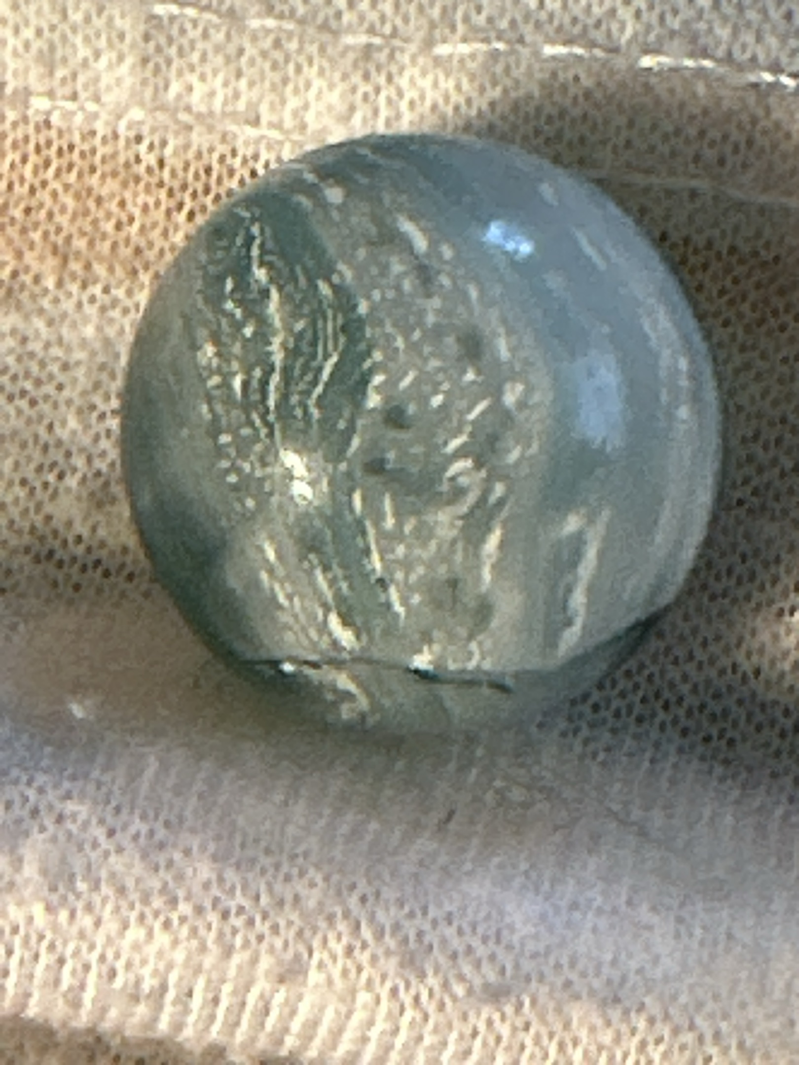Moss Agate by Akro Agate Company, identification view