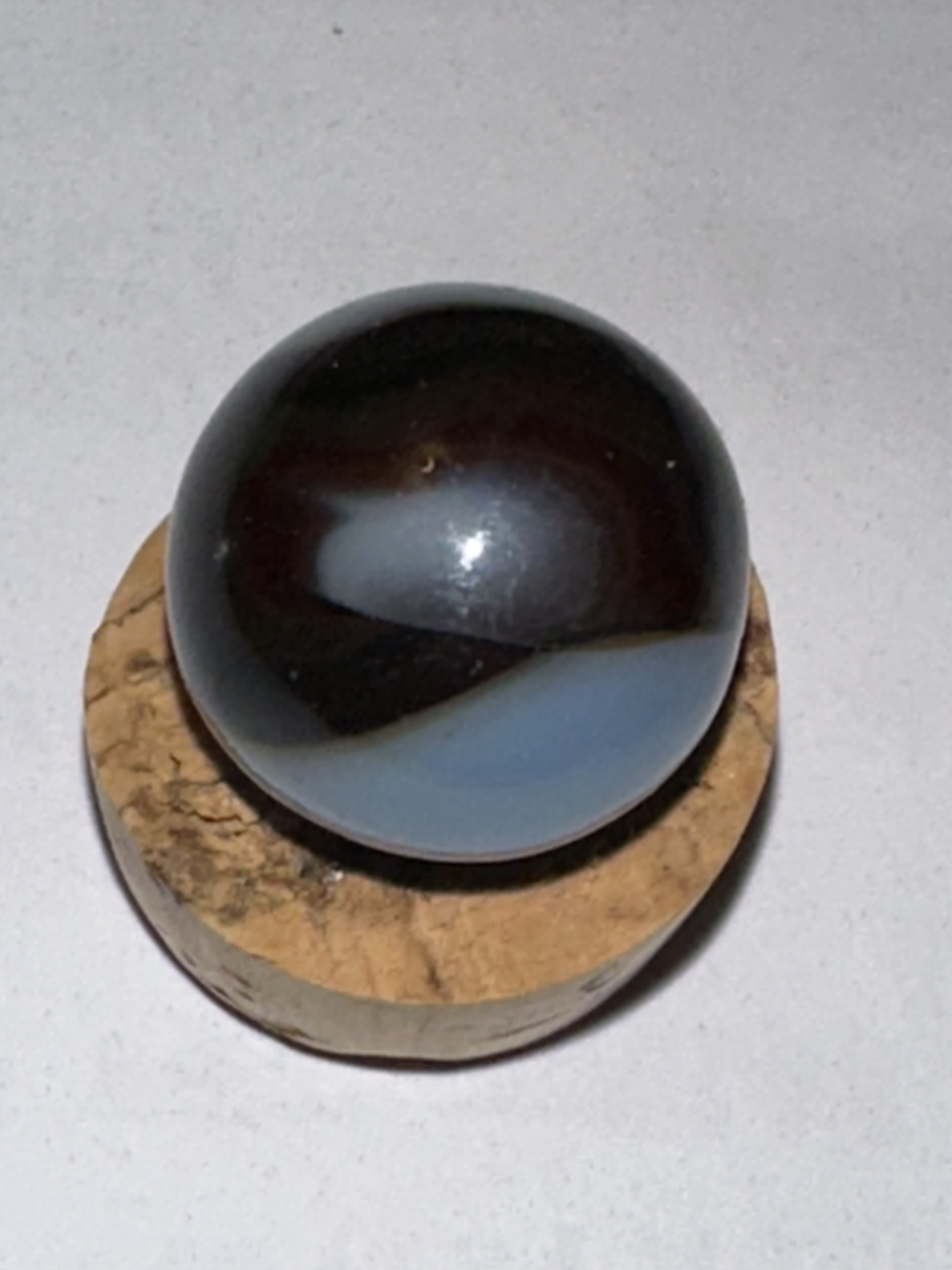 Conqueror (Blue/Black Variant) by Vitro Agate Company, identification view