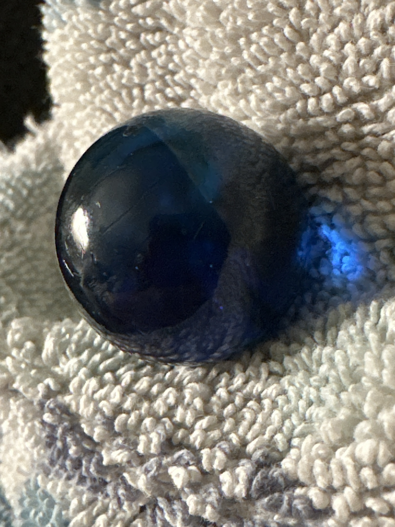 Translucent Swirl (Cobalt & Aqua) by Akro Agate Company, identification view