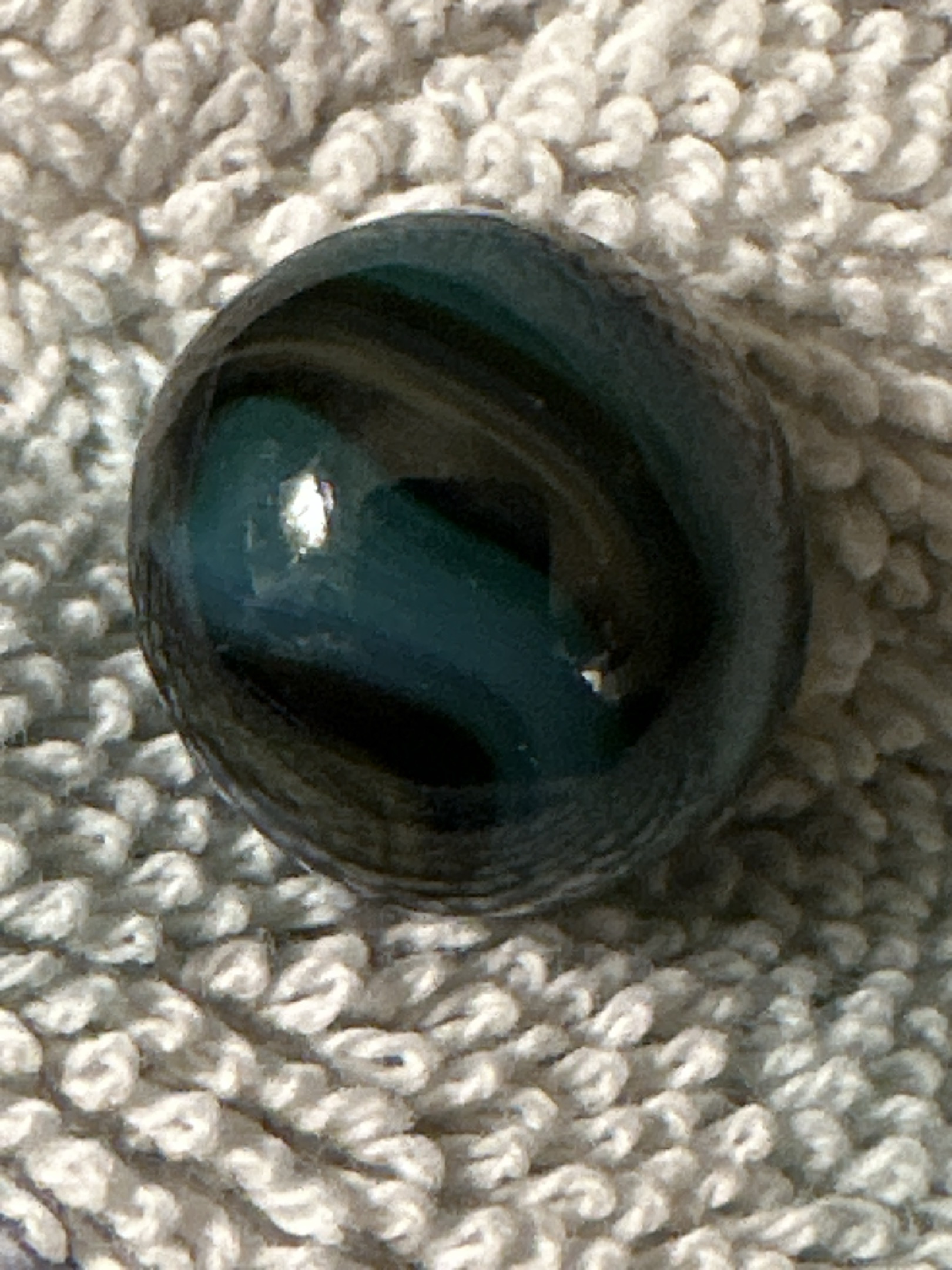 Alley Swirl (Teal/Grey Variant) by Alley Agate Company, identification view