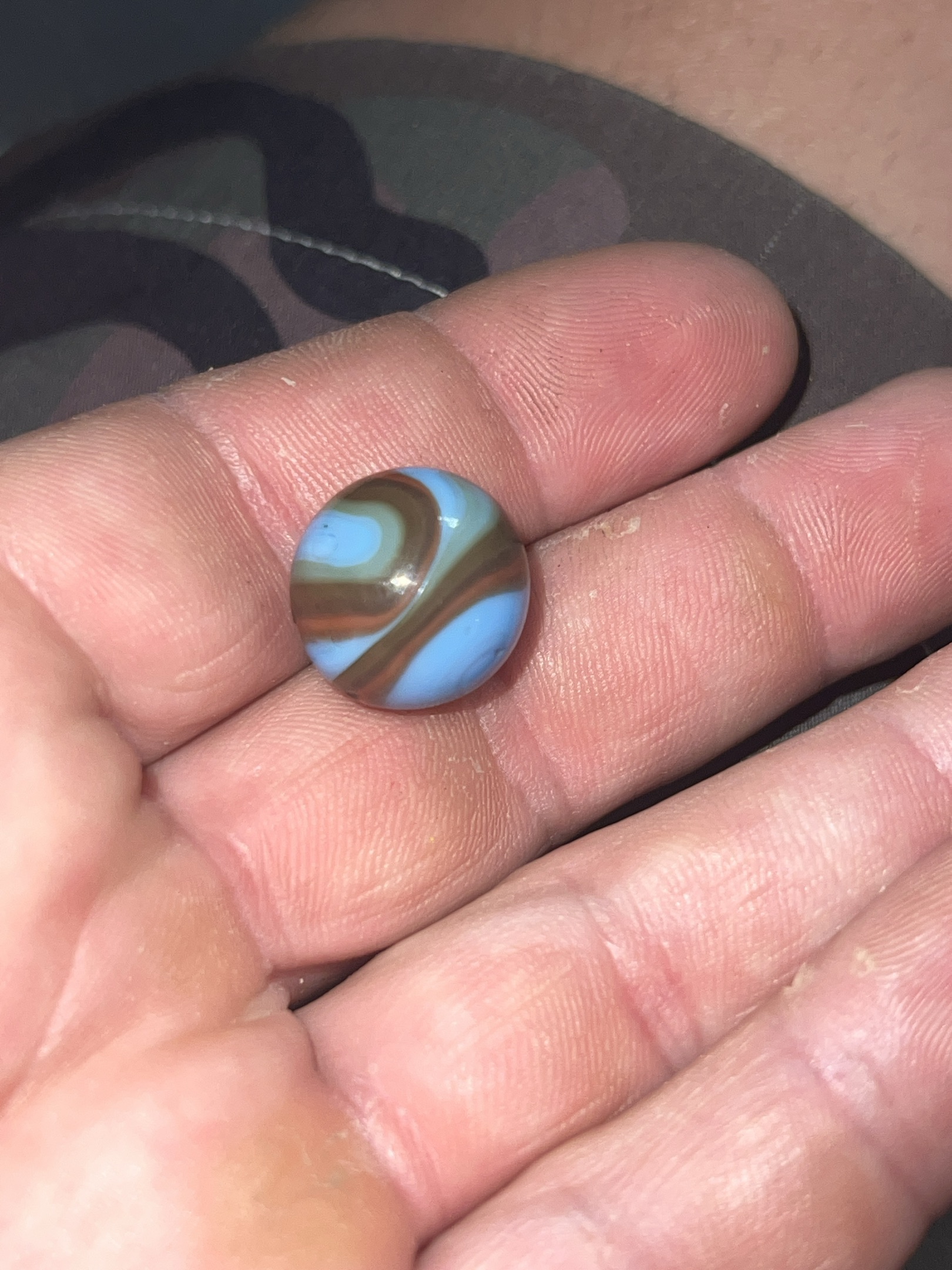 Chocolate Blue Swirl by Alley Agate