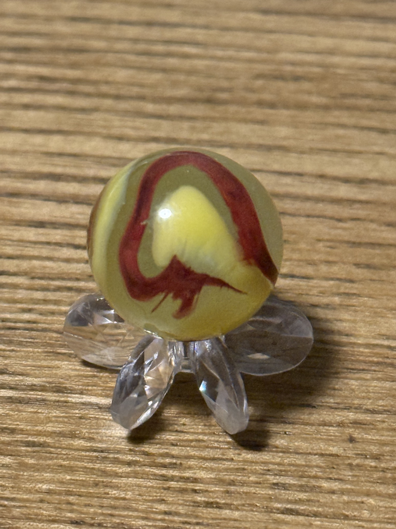 Lemonade Oxblood by Akro Agate Company