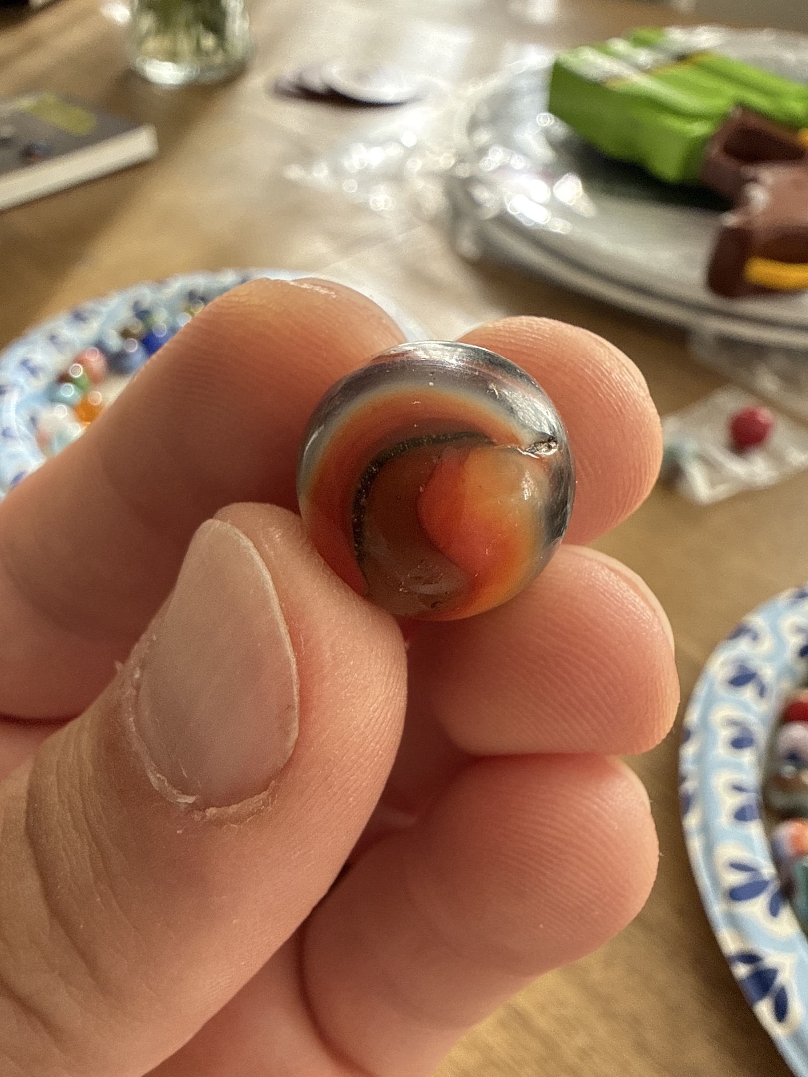 3-Color Swirl (Halloween Colors) by Christensen Agate Company