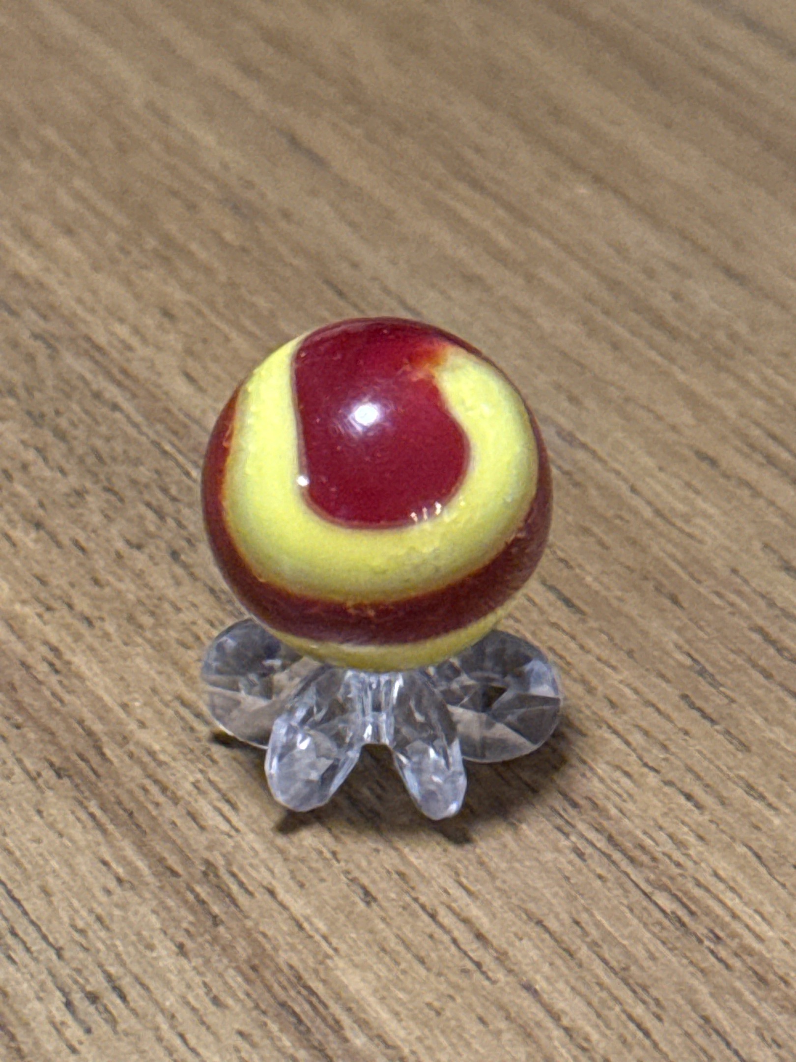 Prize Name (Red & Yellow) by Akro Agate Company