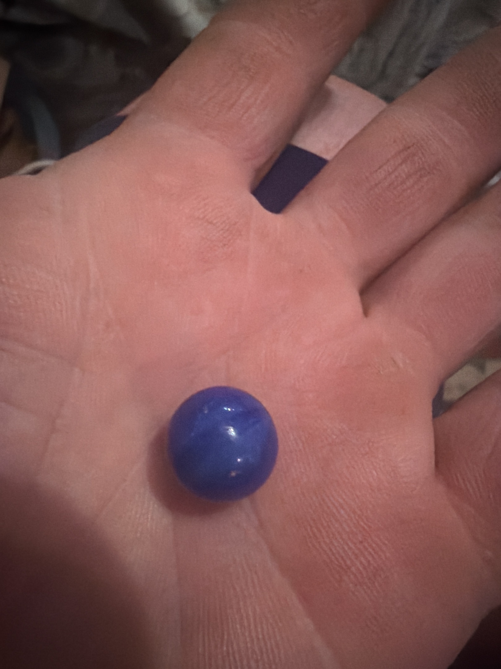 Prize Name (Blue and White) by Akro Agate Company