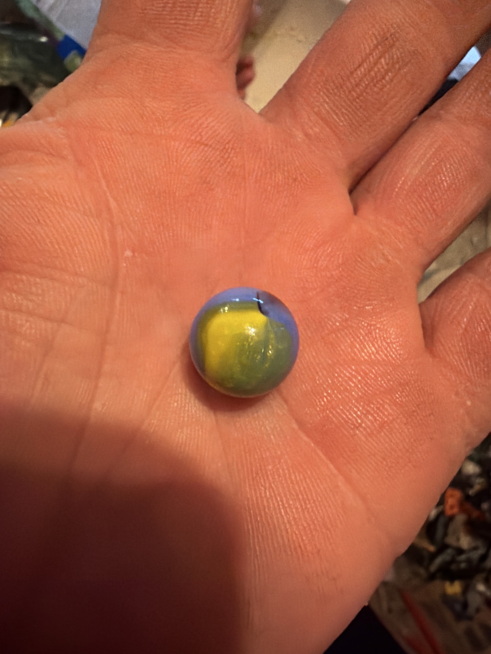 Blue, Yellow, and Purple by Vitro Agate Company