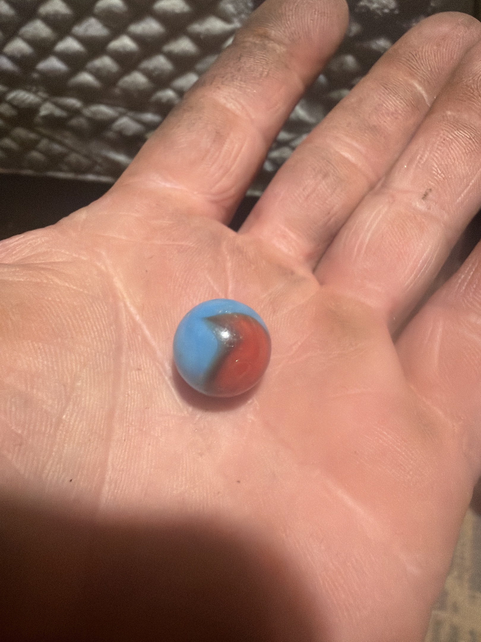 Red and Blue by Peltier Glass Co.