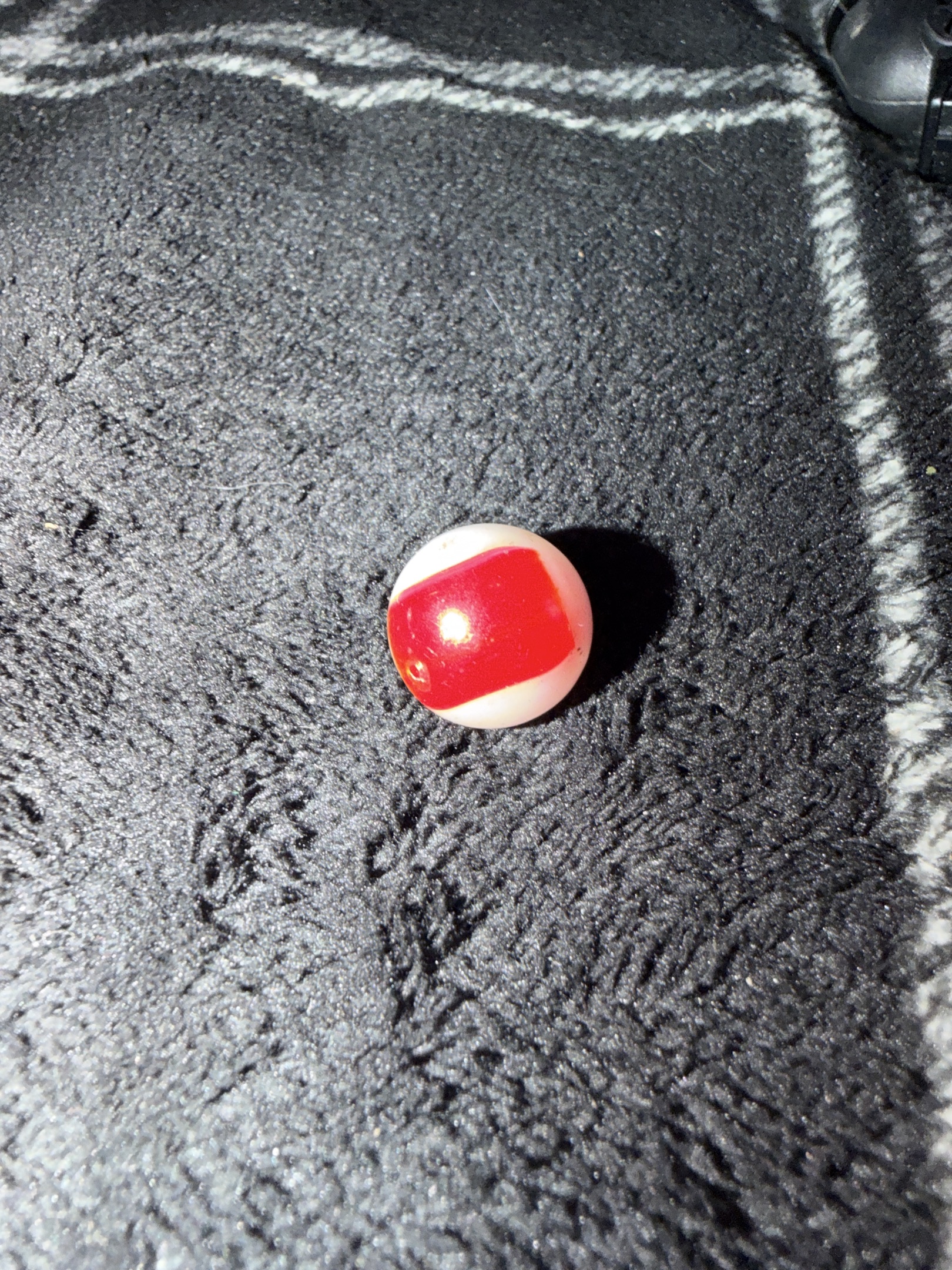 Red & White Patch by Akro Agate Company
