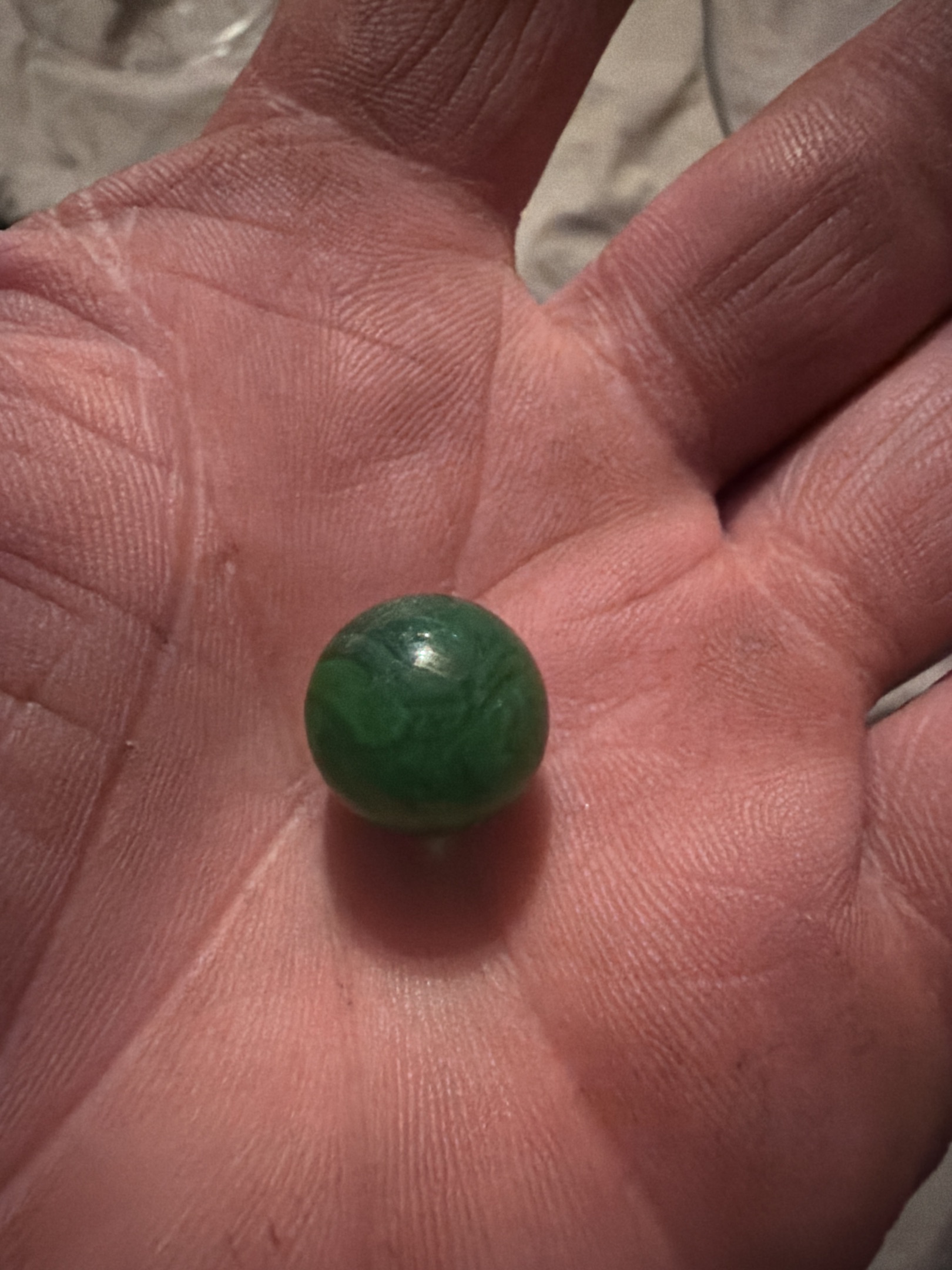 Green Slag by Akro Agate Company