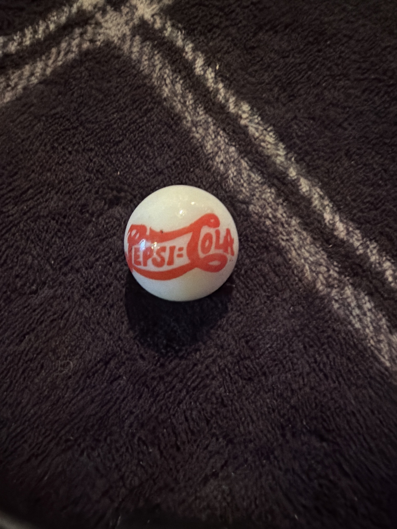 Pepsi-Cola Script Logo by Vitro Agate Company