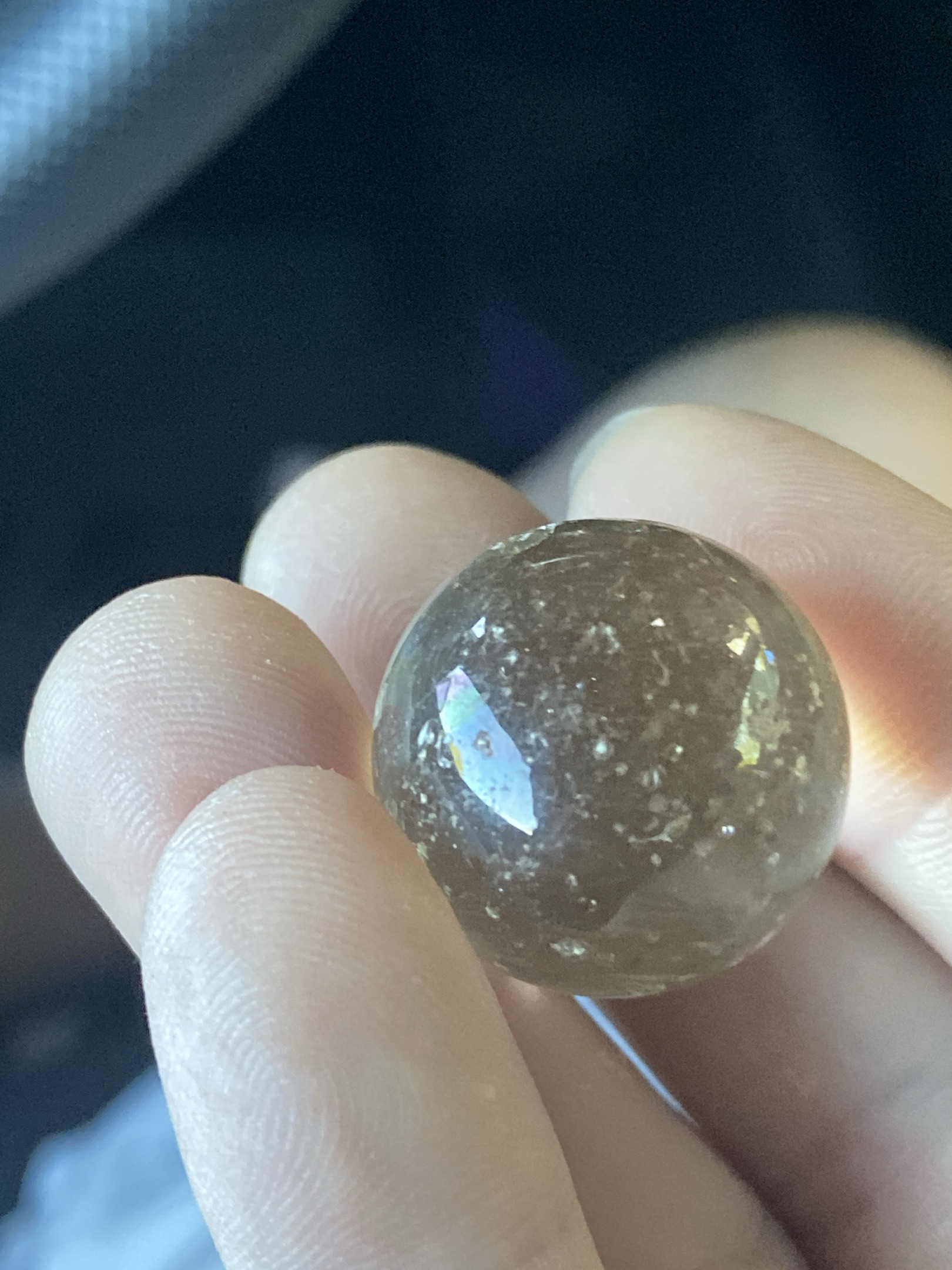 Root Beer Boulder by Vacor de Mexico (Mega Marbles), identification view