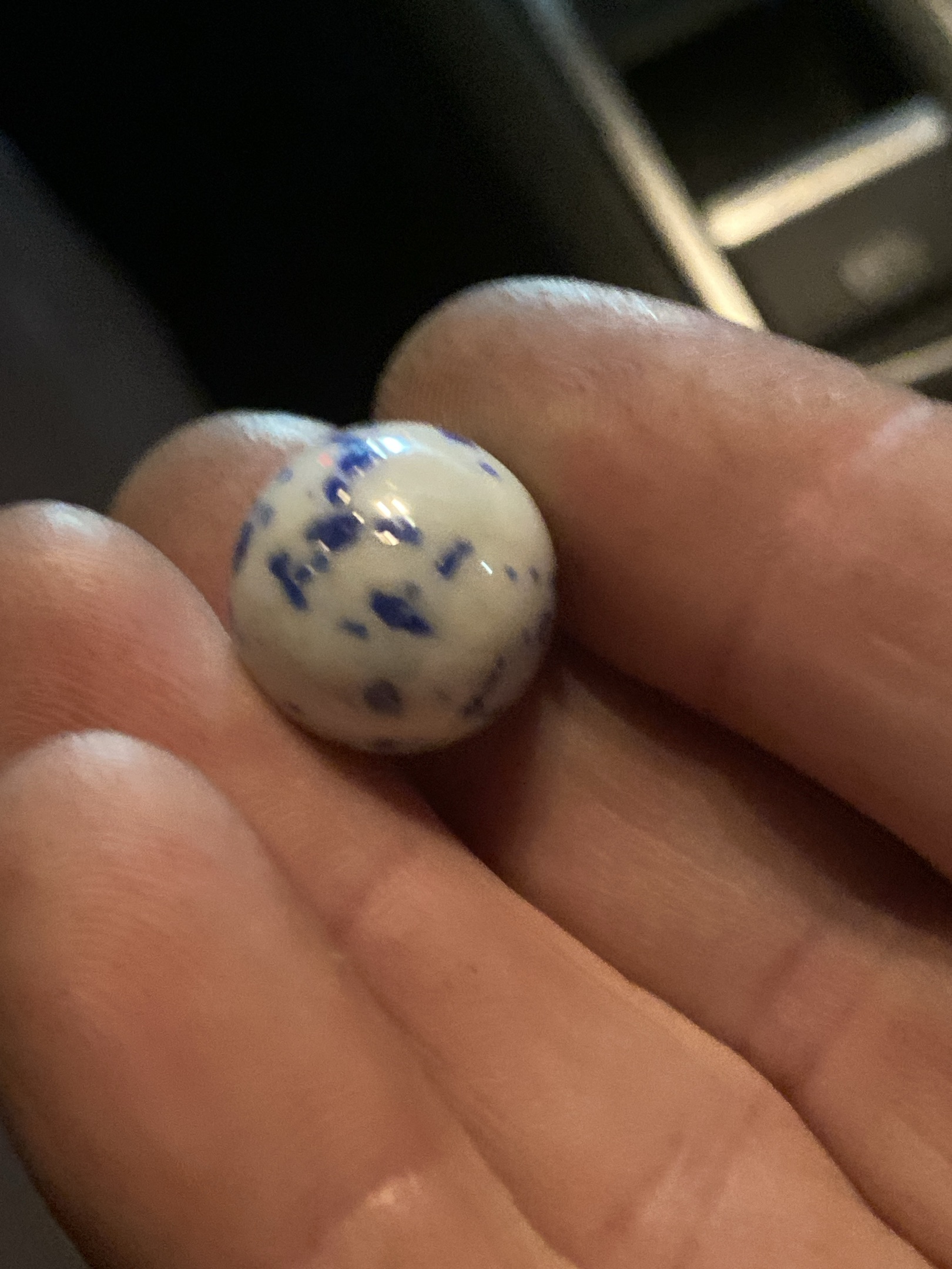 Blueberry (or Blueberry Shake) by Vacor de Mexico (Mega Marbles), identification view