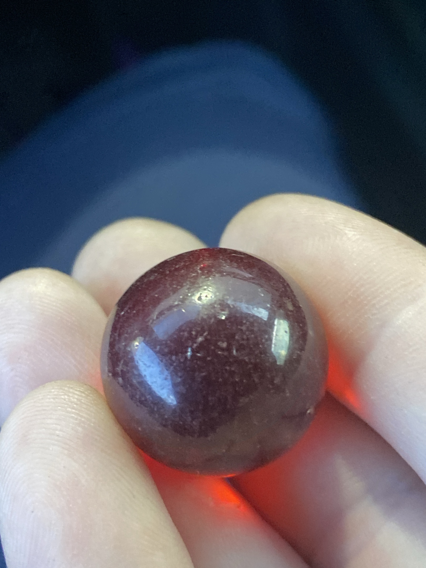 Black Ruby Giant Boulder by Vitro Agate Company, identification view