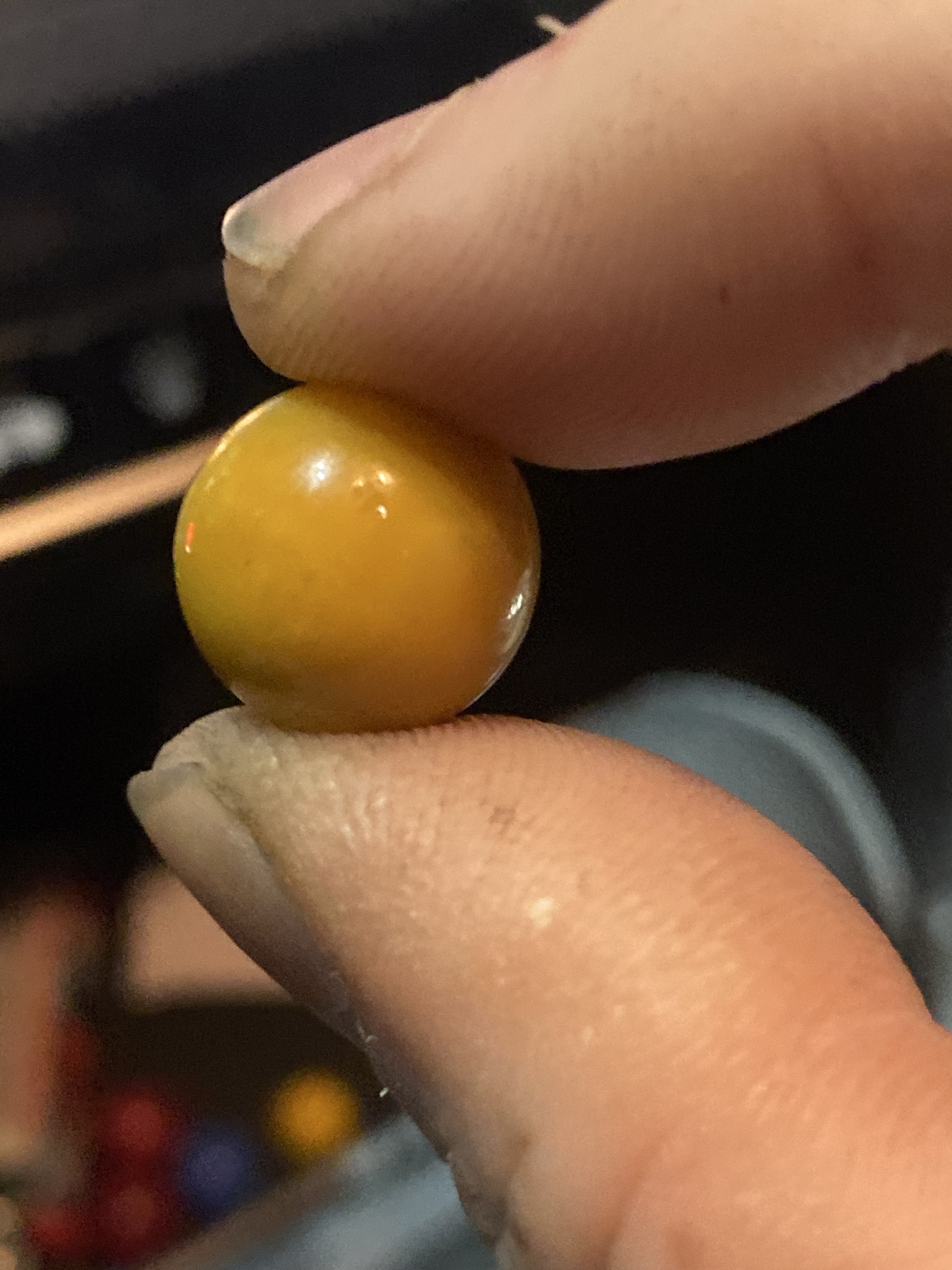 Solid Yellow Opaque by Vitro Agate