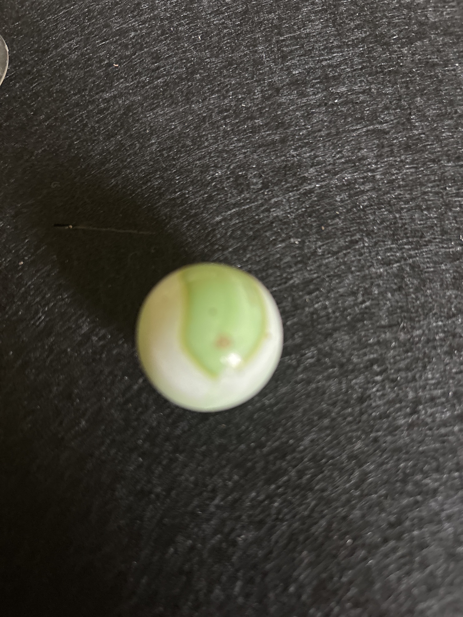Light Green on White Cat's Eye by Vitro Agate