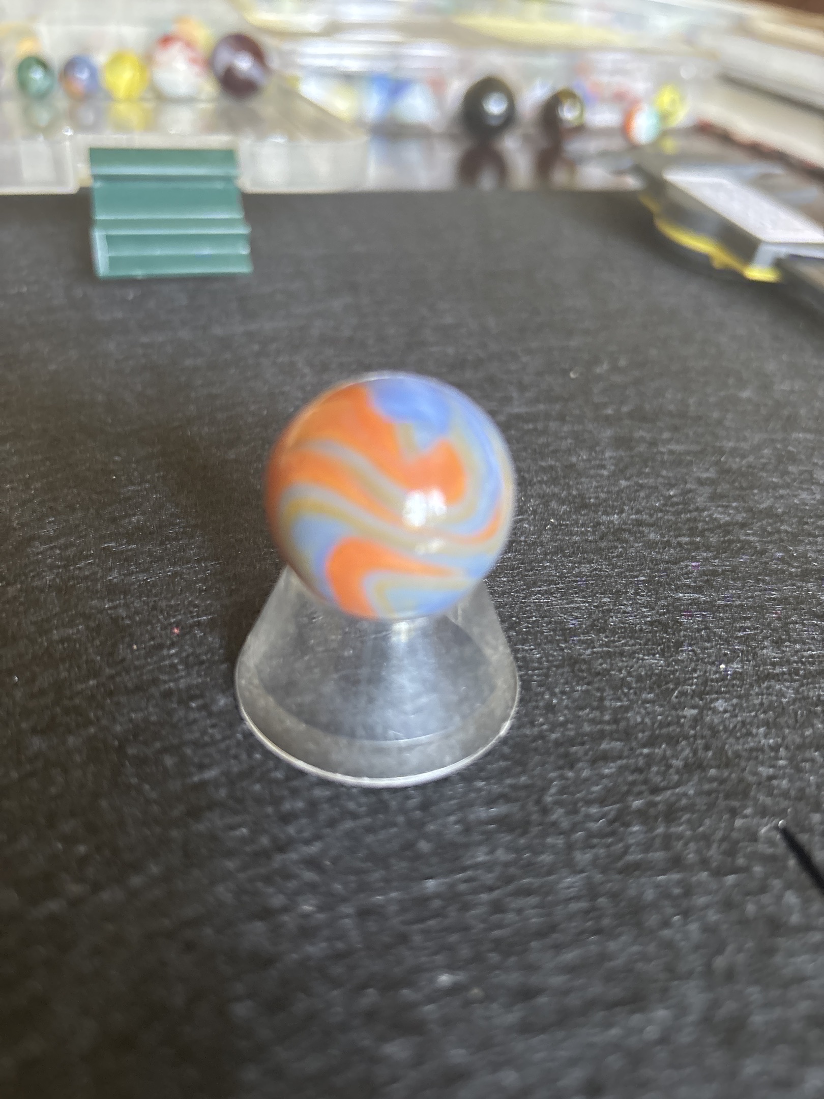 Tiger Eye - Orange and Blue by Vitro Agate