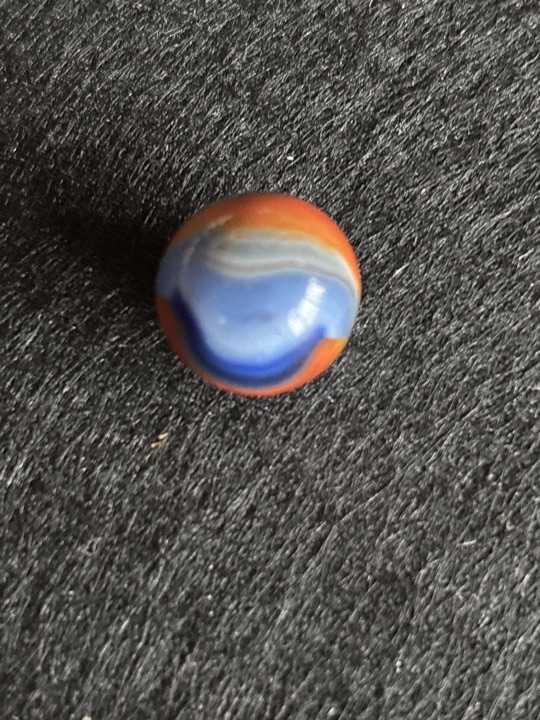 Special - Blue and Orange by Akro Agate, identification view