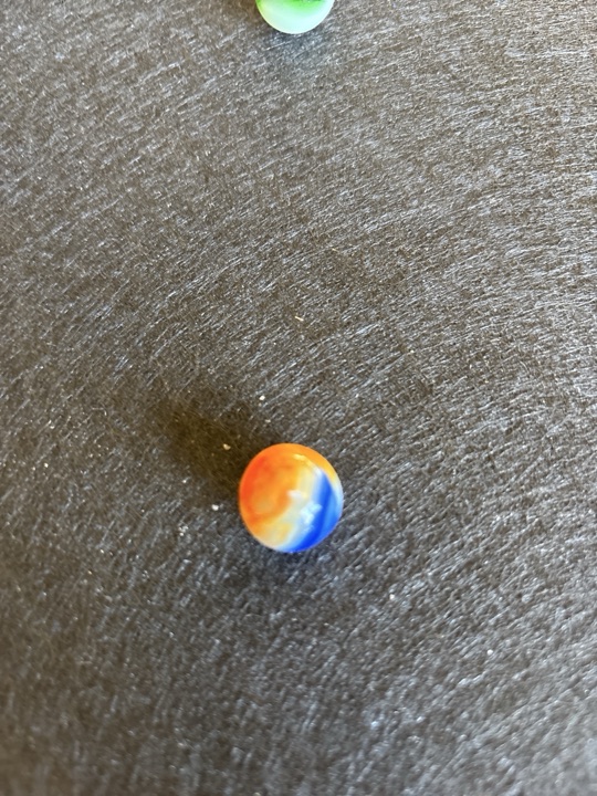 Special - Orange and Blue by Akro Agate, identification view