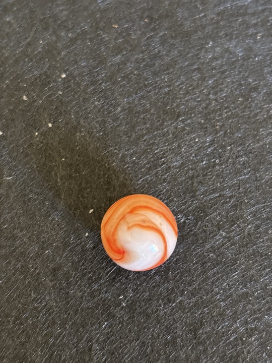 Special - Orange and White by Akro Agate, identification view