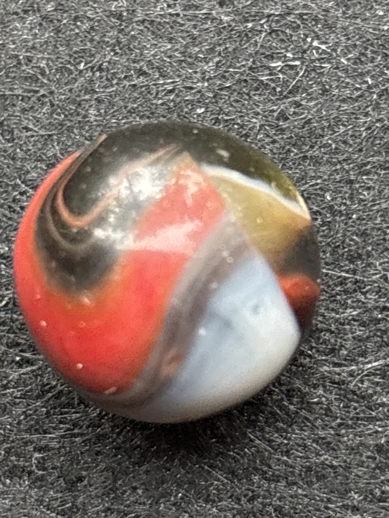 Popeye - Red and White by Akro Agate Company