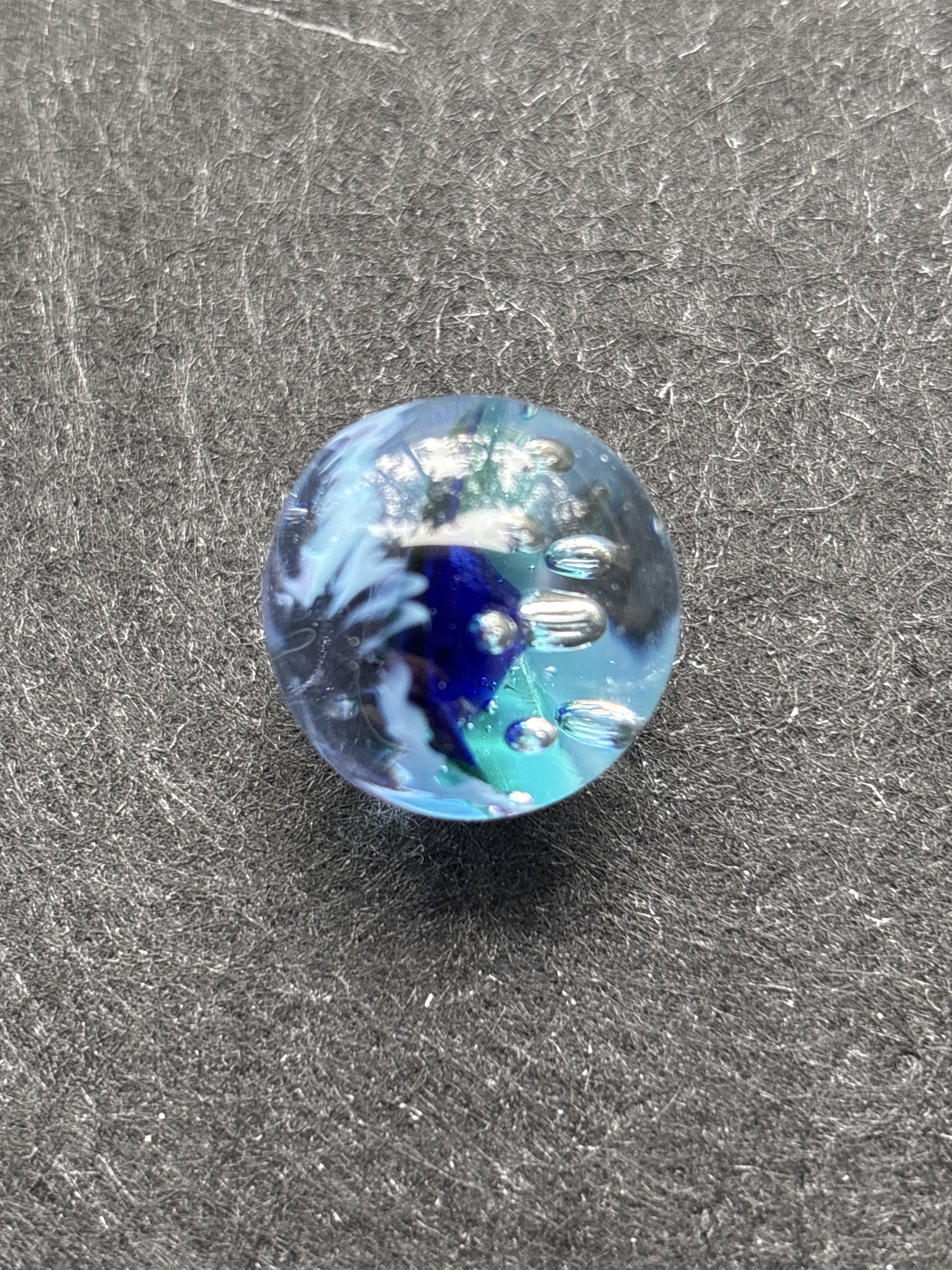 Blue Ocean Bubble by Contemporary Artisan (Modern Handmade), identification view