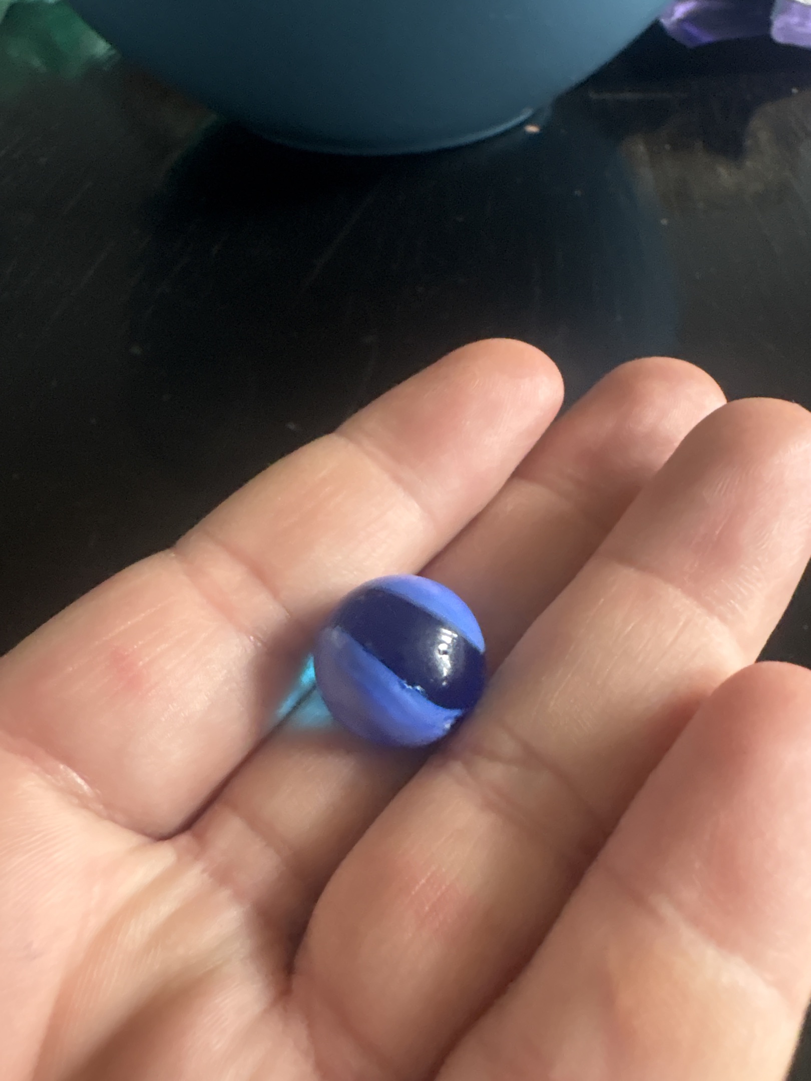 Blueberry (All-Red Variation) by Vitro Agate Company