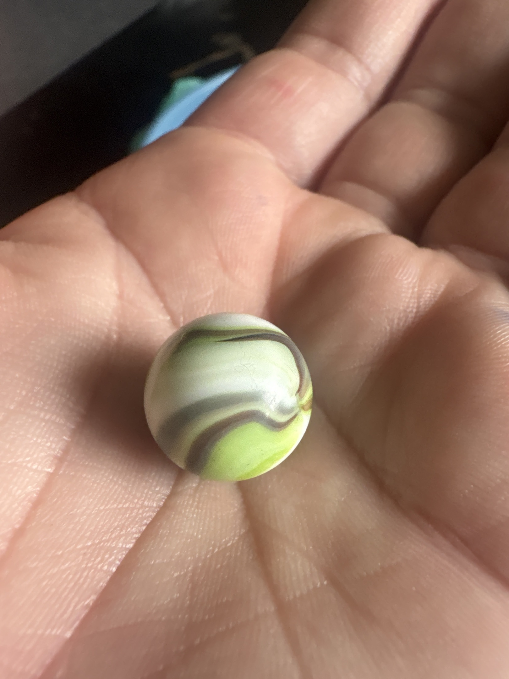 Green and Brown Swirl by Alley Agate Company