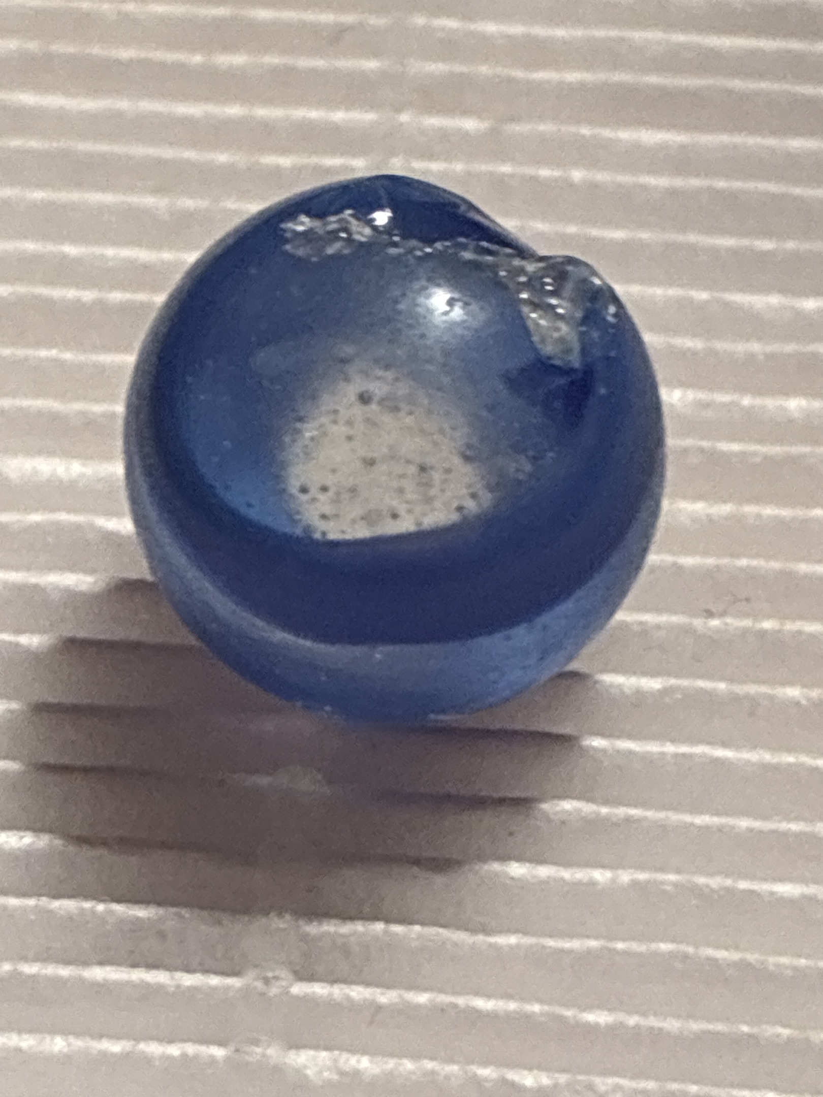 Cobalt Blue Glass Sulphide (with internal figure) by Unknown German Manufacturer