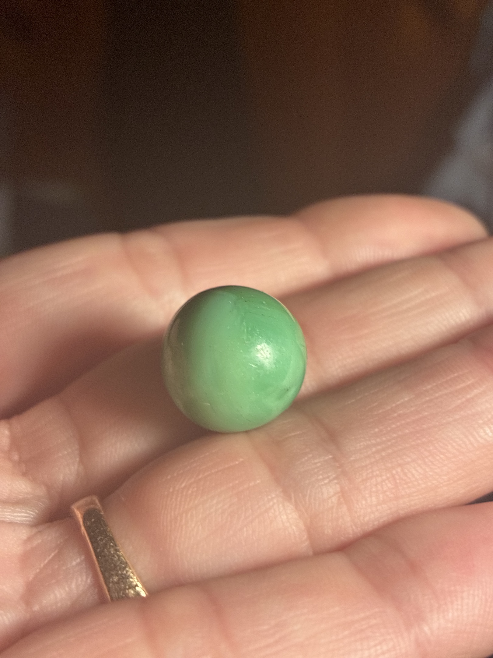Jadeite Green by Akro Agate Company, identification view