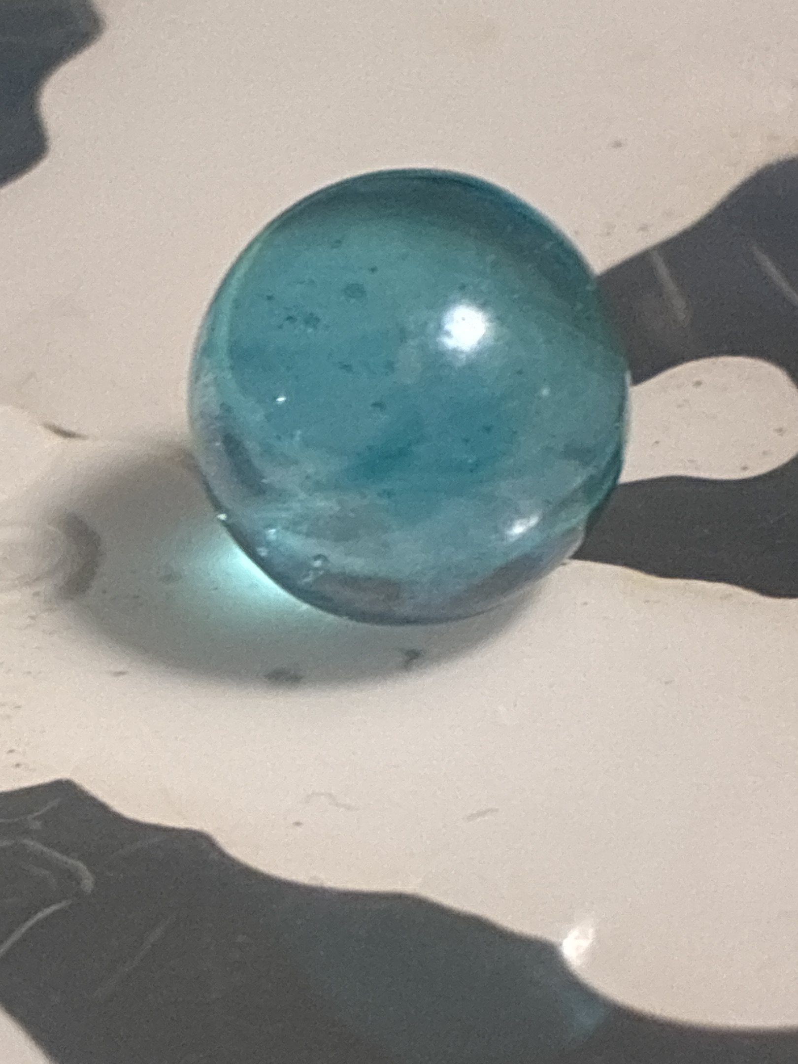 Aqua Translucent Cleary by Akro Agate