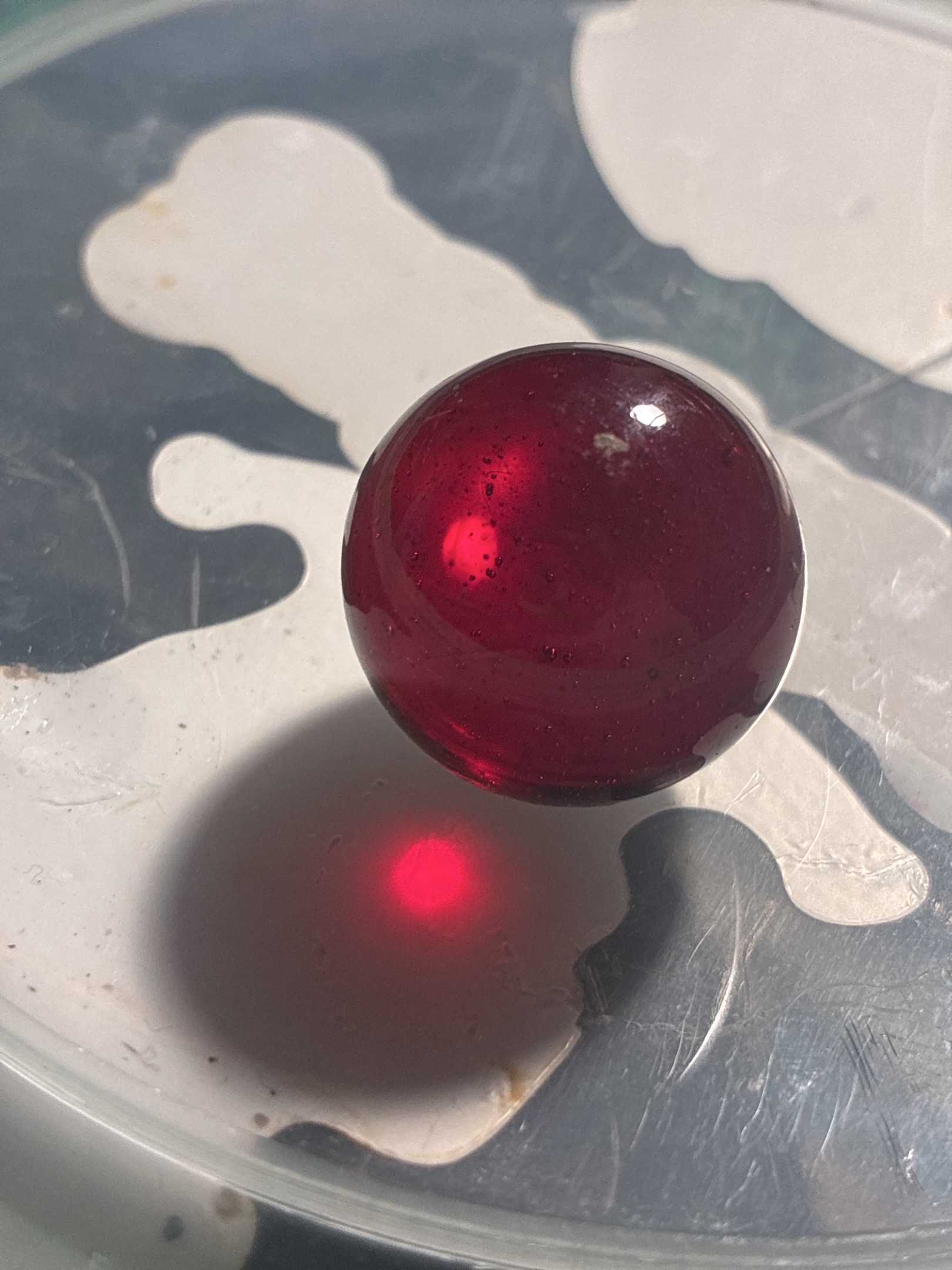 Ruby by Akro Agate Company, identification view
