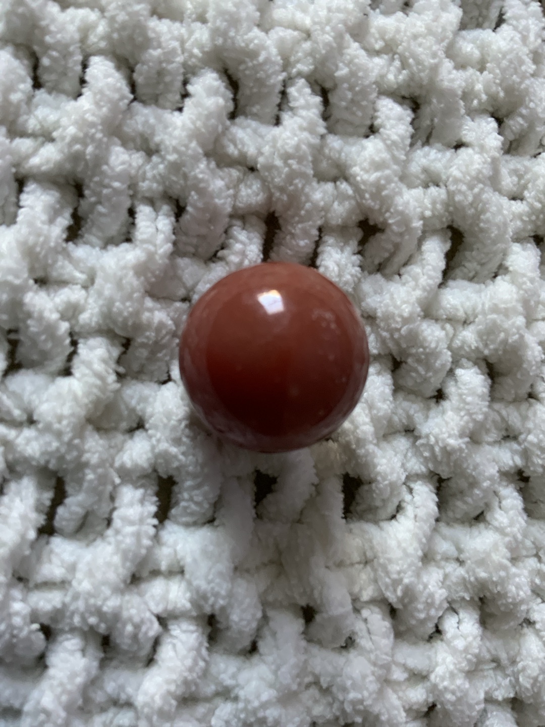 Blood Red Opaque - Cherry Opaque by Vitro Agate, identification view
