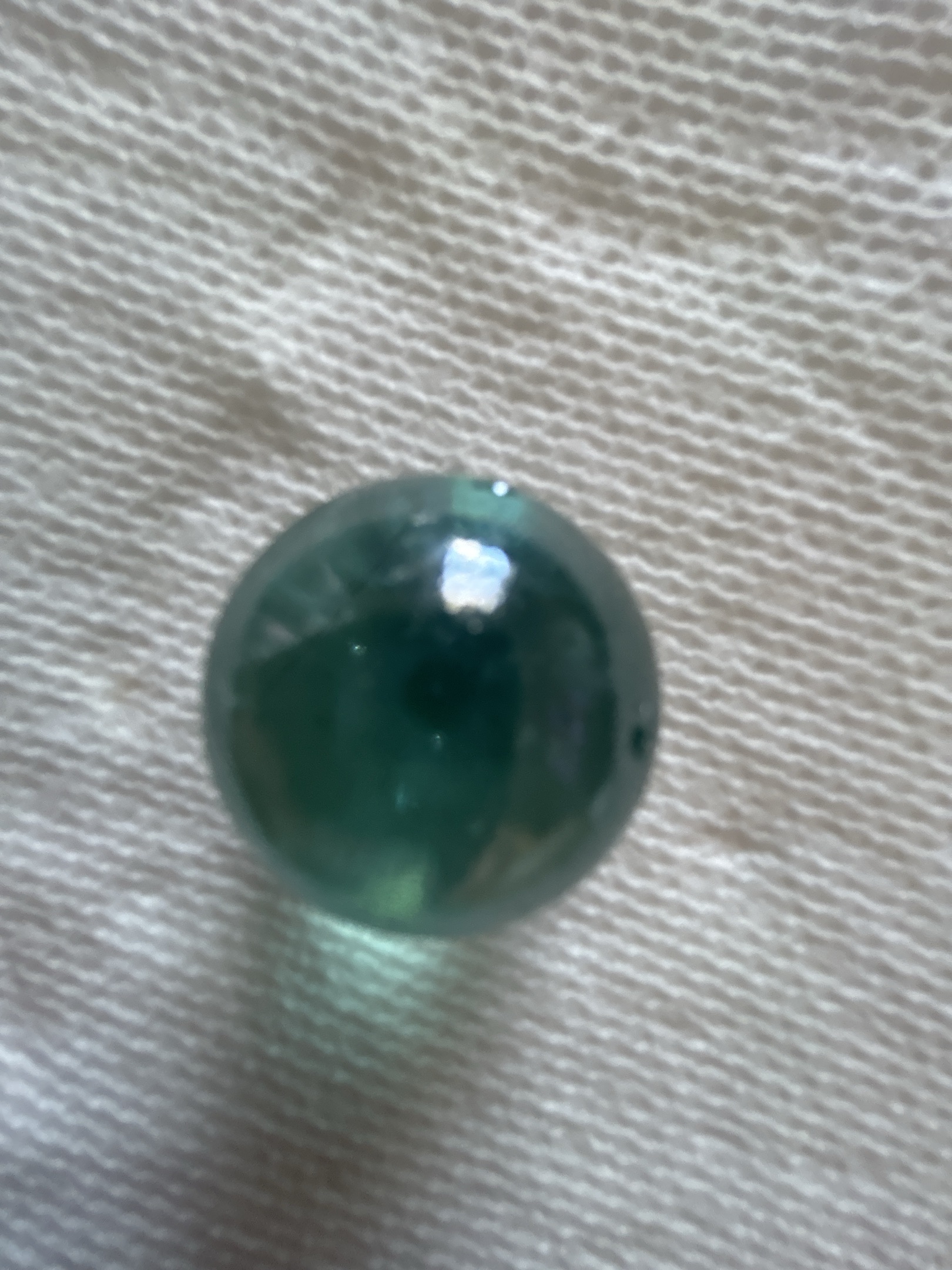 Teal Shooter Clearie by Vitro Agate