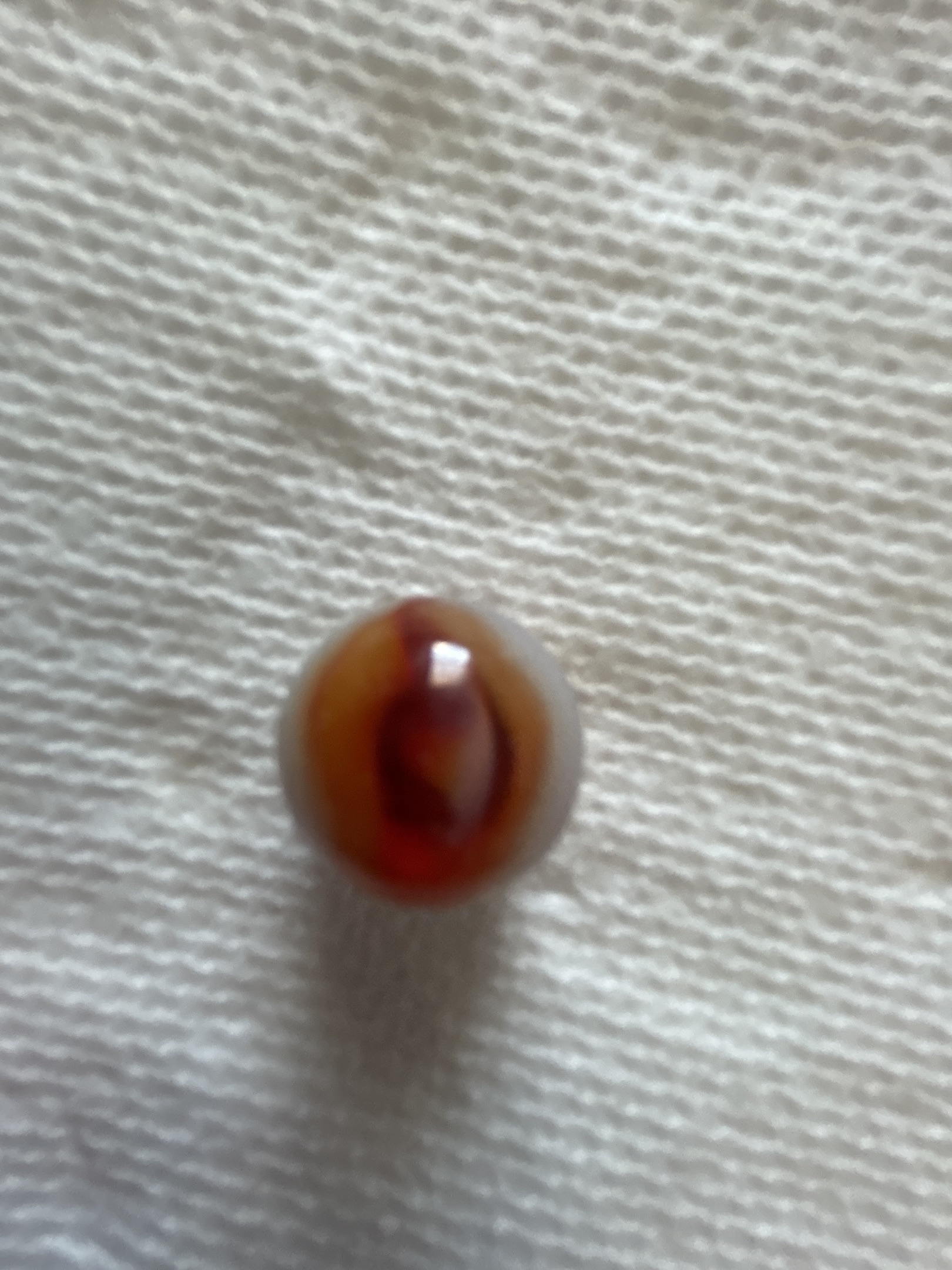 Special - Red-Orange on White by Akro Agate, identification view