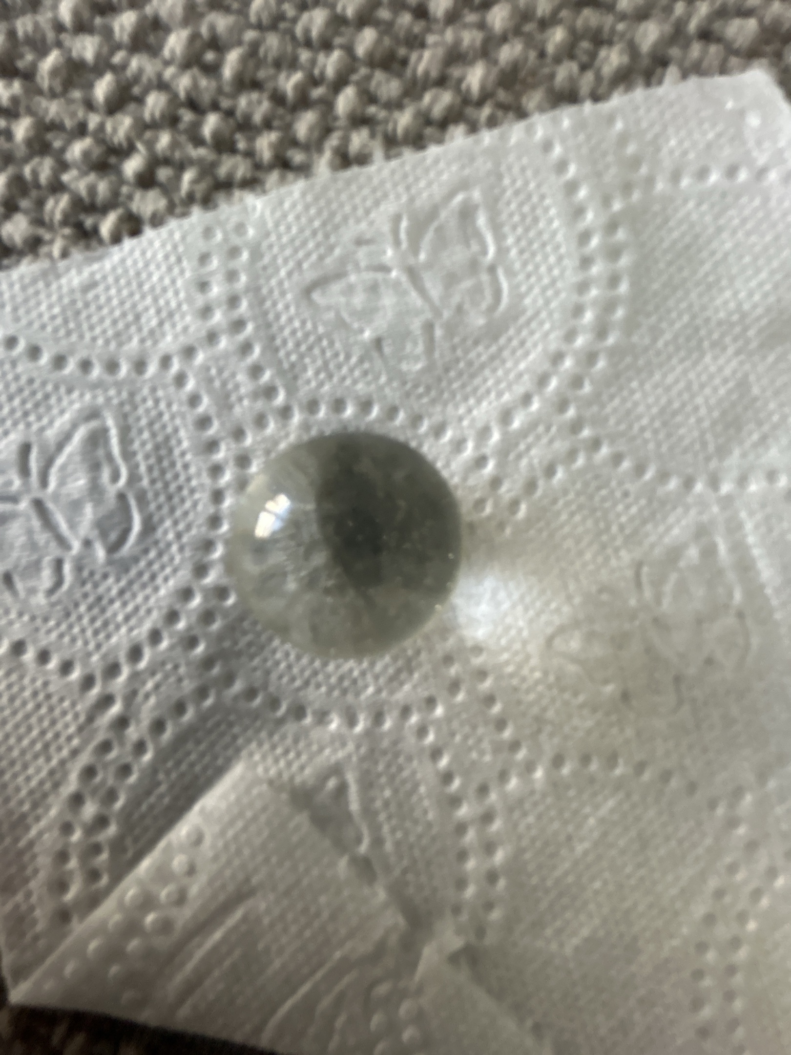 Clearie - Clear Crystal Shooter by Vitro Agate, identification view