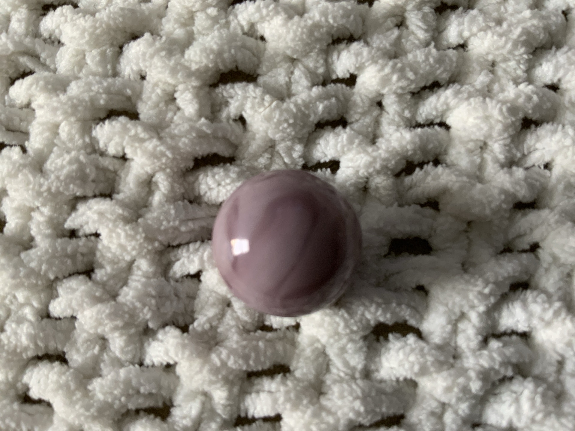Lavender Pastel Swirl by Alley Agate Company, identification view
