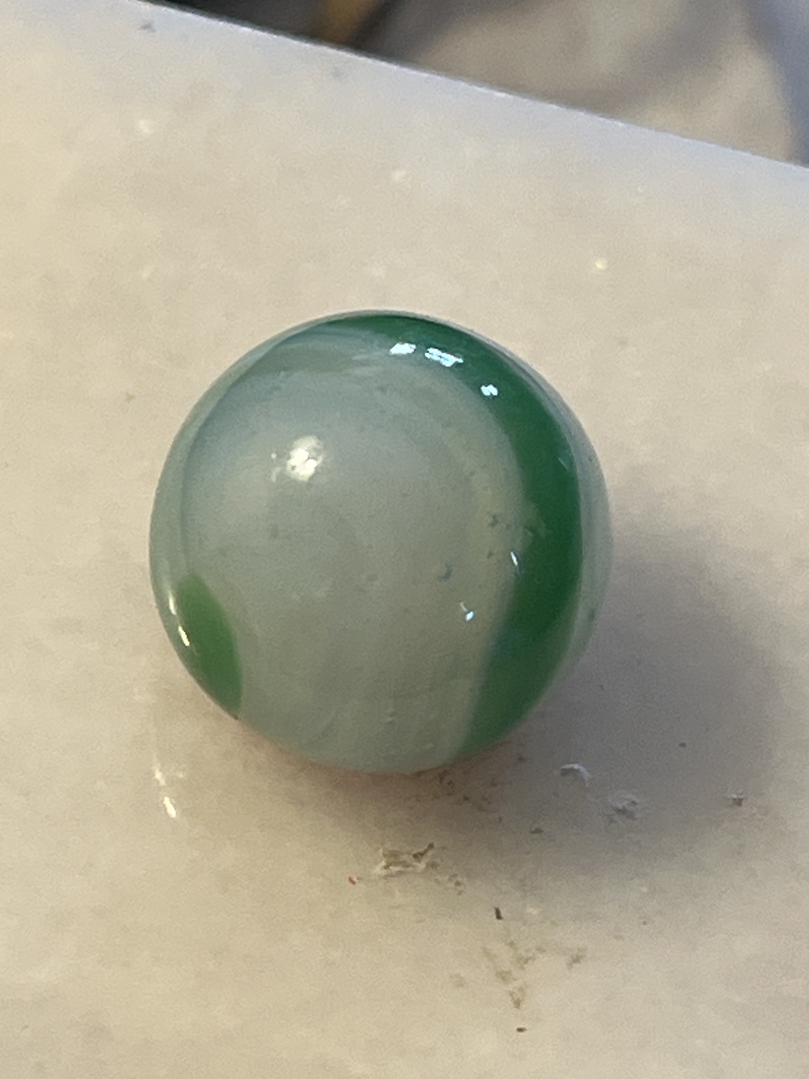 Green National Onyx Swirl by Peltier Glass Company
