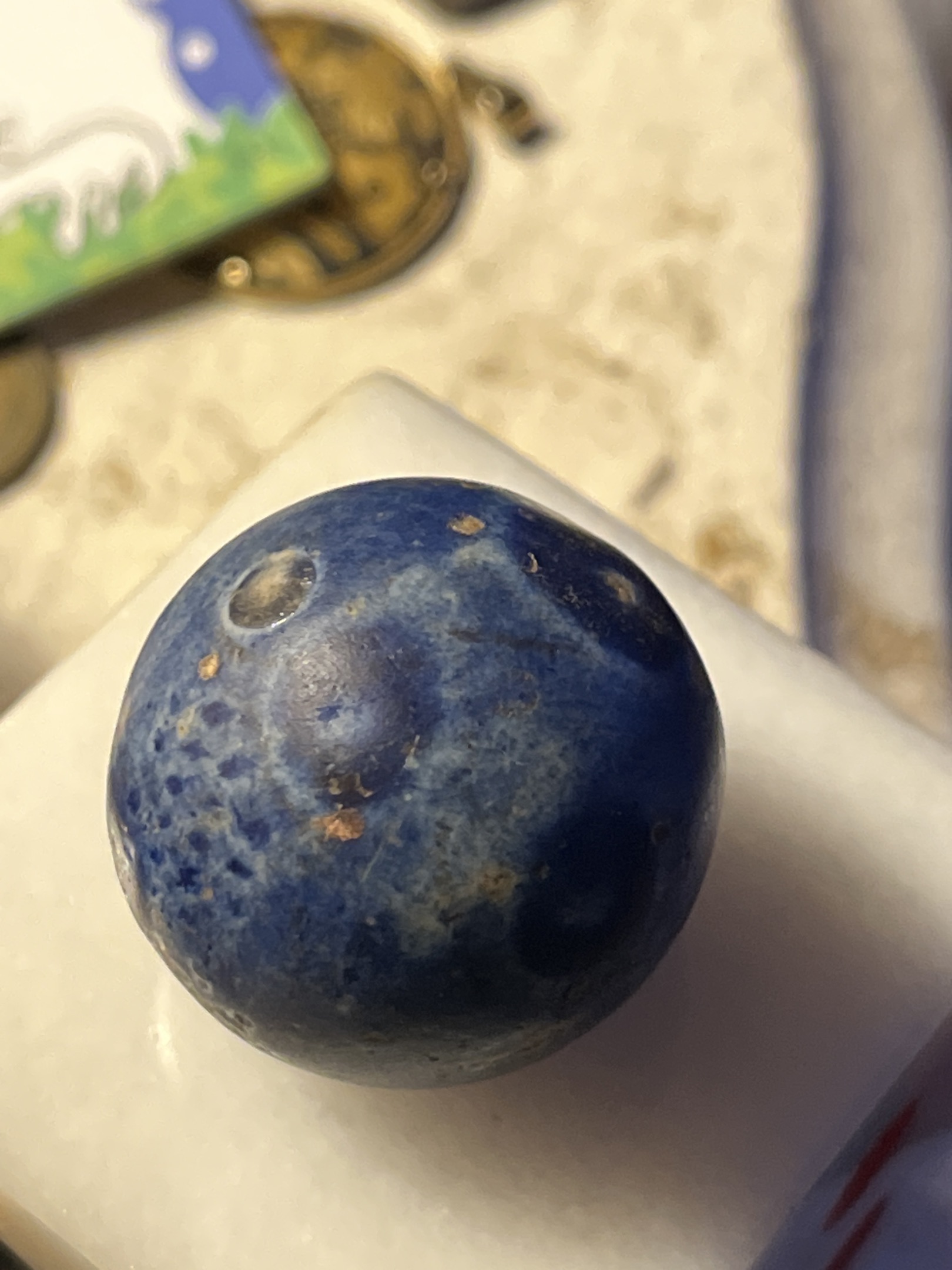 Cobalt Blue Bennington by Bennington (German Import), identification view