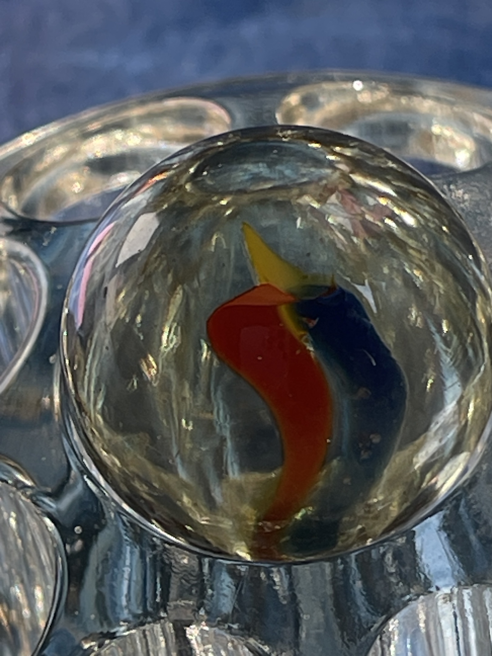 Superman by Peltier Glass Company, identification view